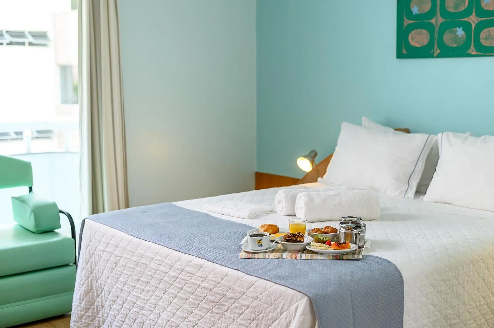 Bed in Solis Praia Hotel Itapema