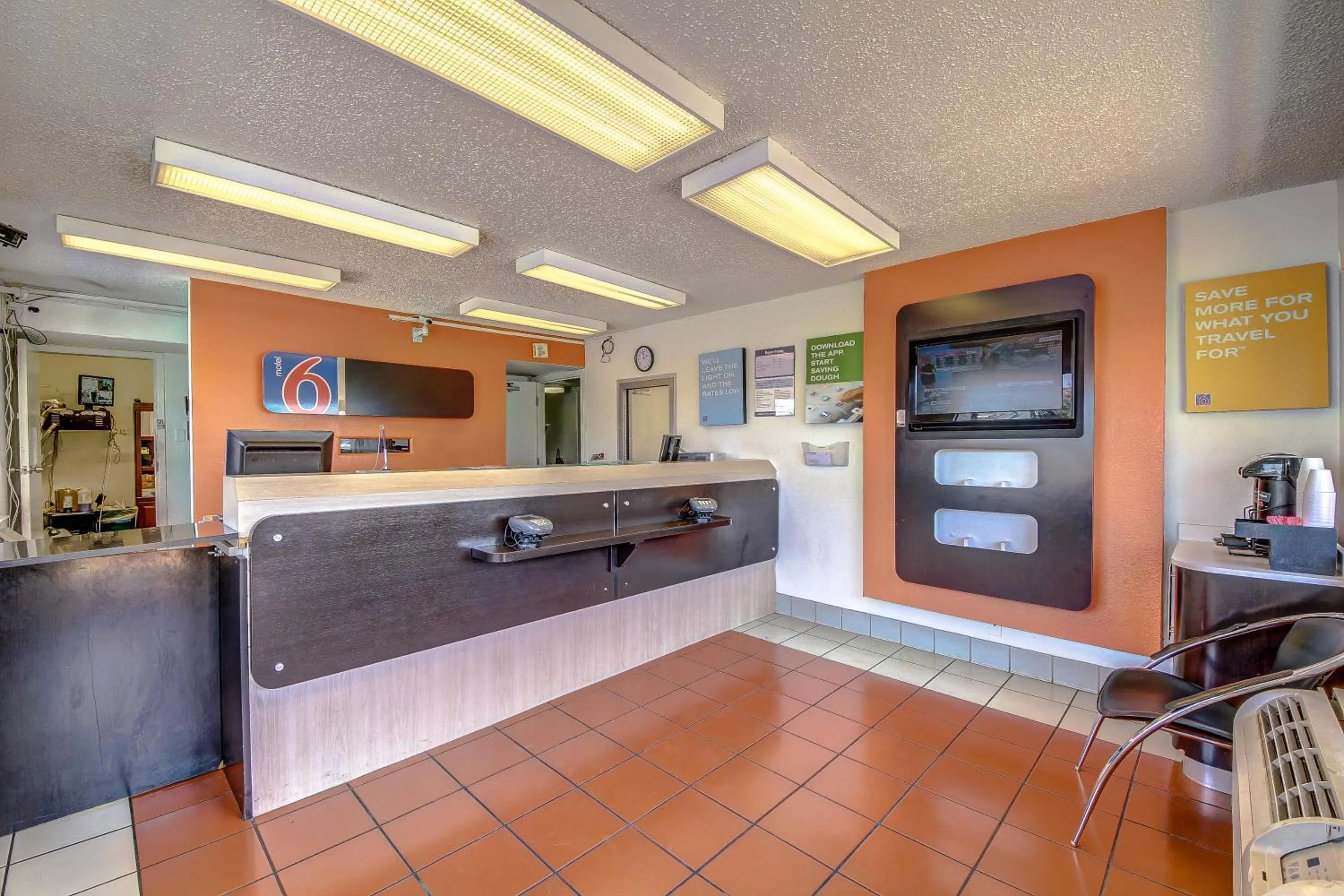 Lobby or reception in Motel 6-San Antonio, TX - Fort Sam Houston