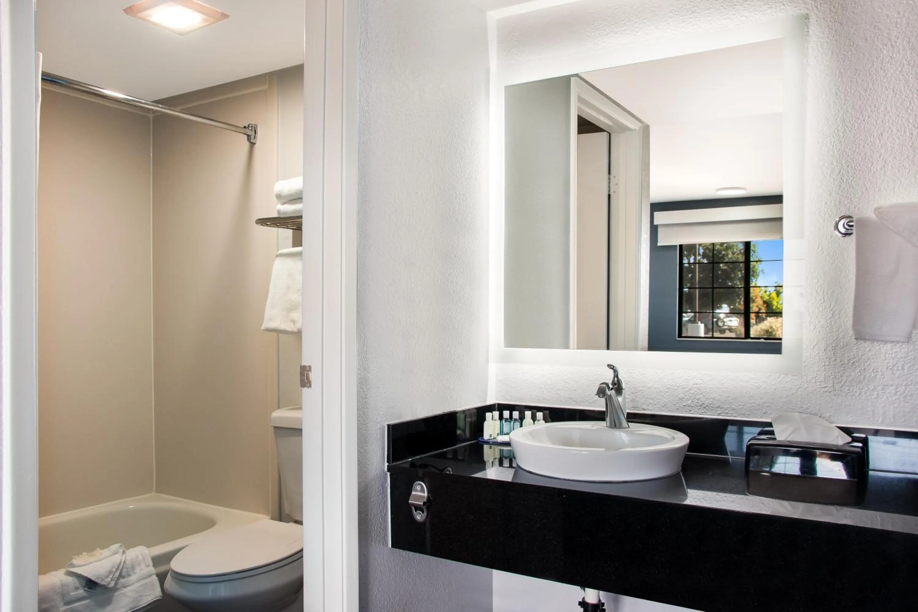 Bathroom in Quality Inn Santa Fe New Mexico