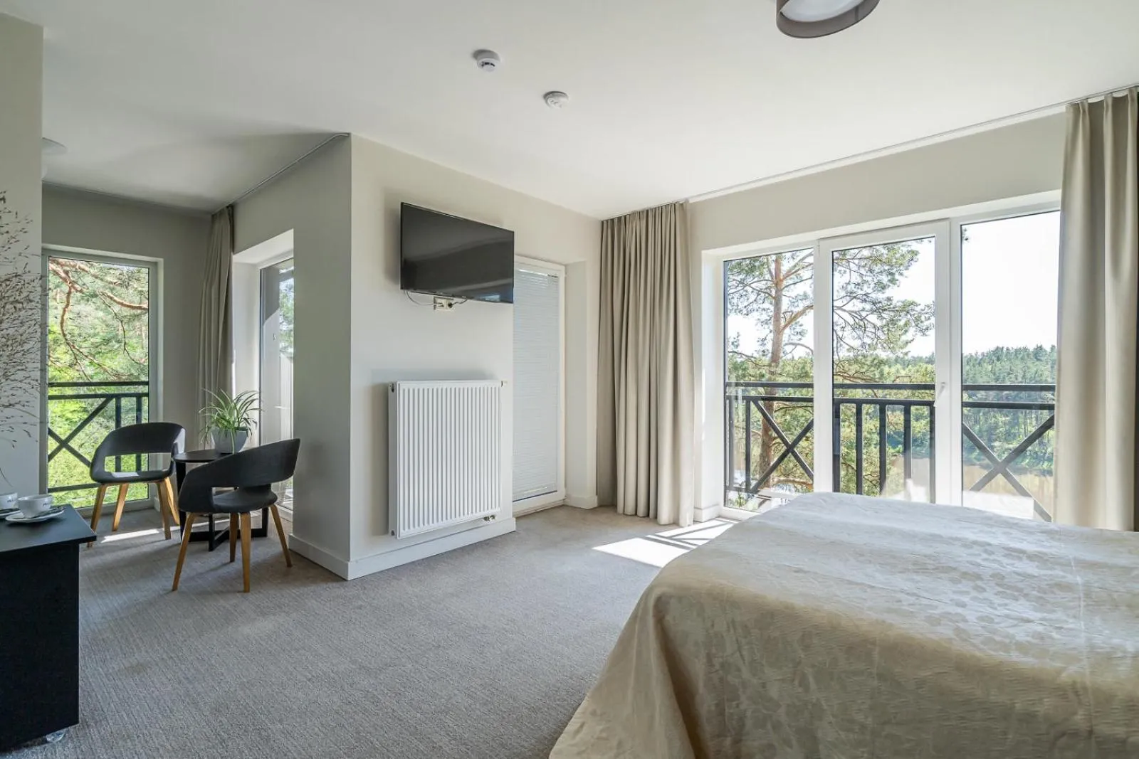 Bed in "Seklytele" apartments