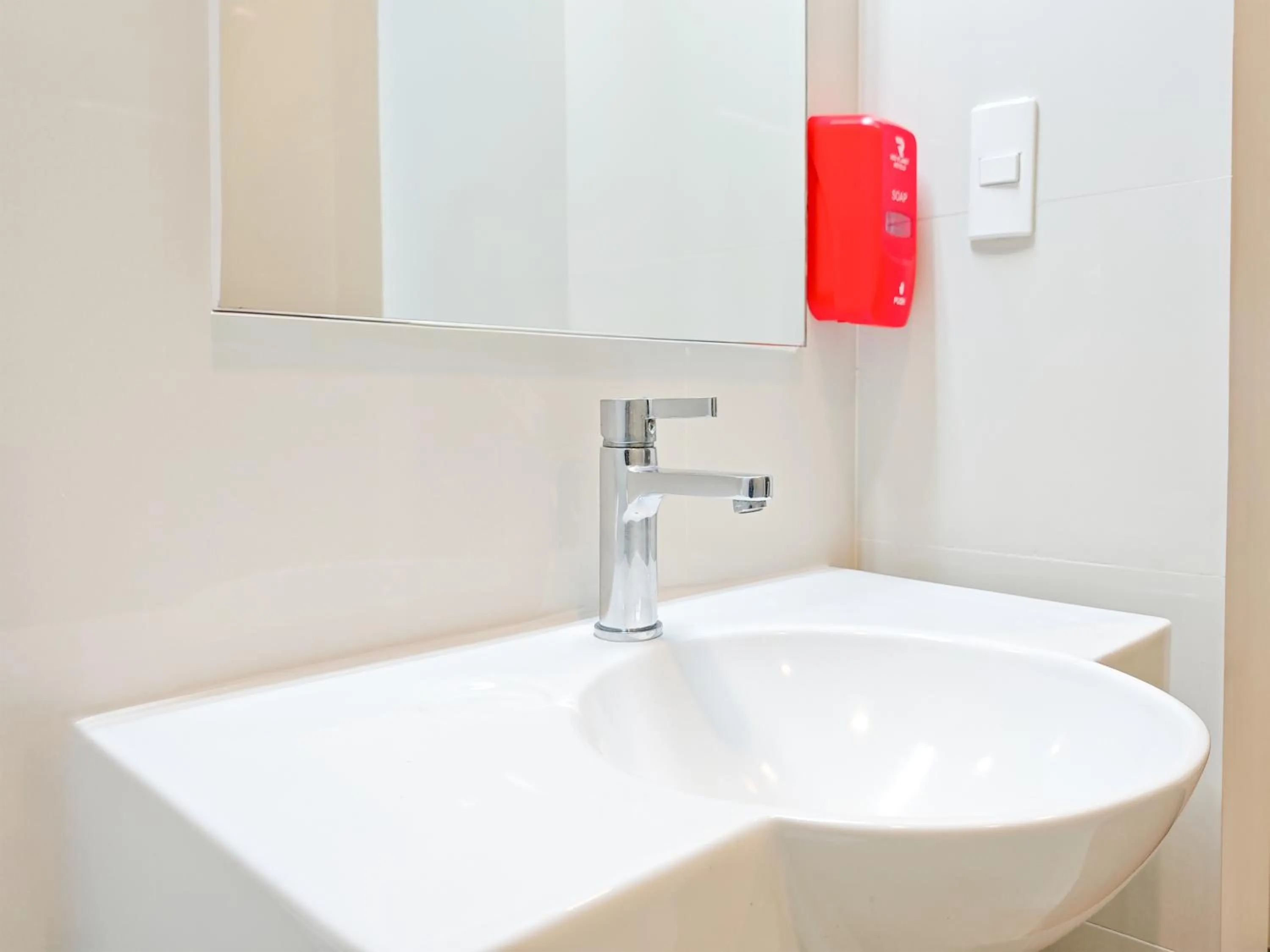 Bathroom in Red Planet Manila Malate Mabini