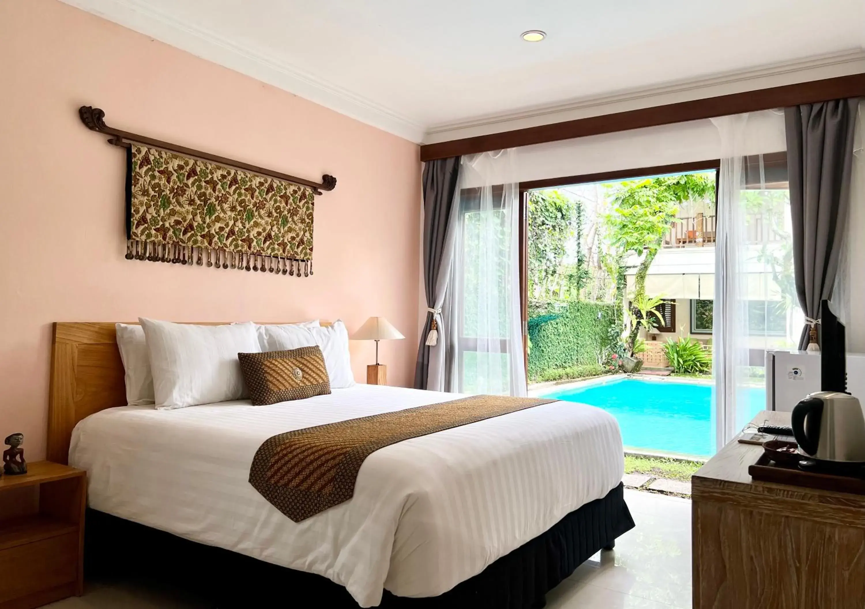 Double Room with Pool View in Villa Puriartha Ubud Double Room with Pool View in Villa Puriartha Ubud