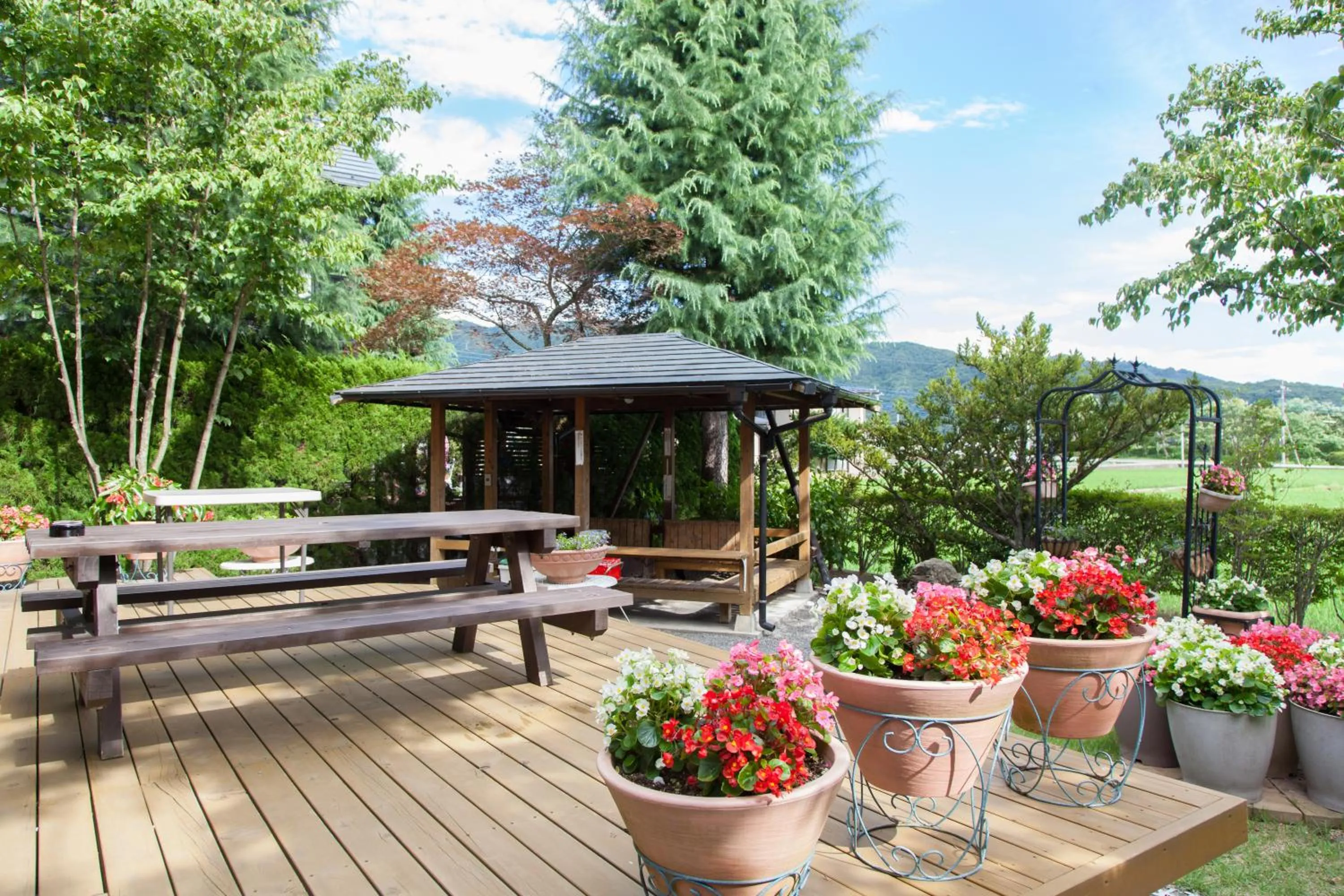 Patio in Ururun Kawaguchiko