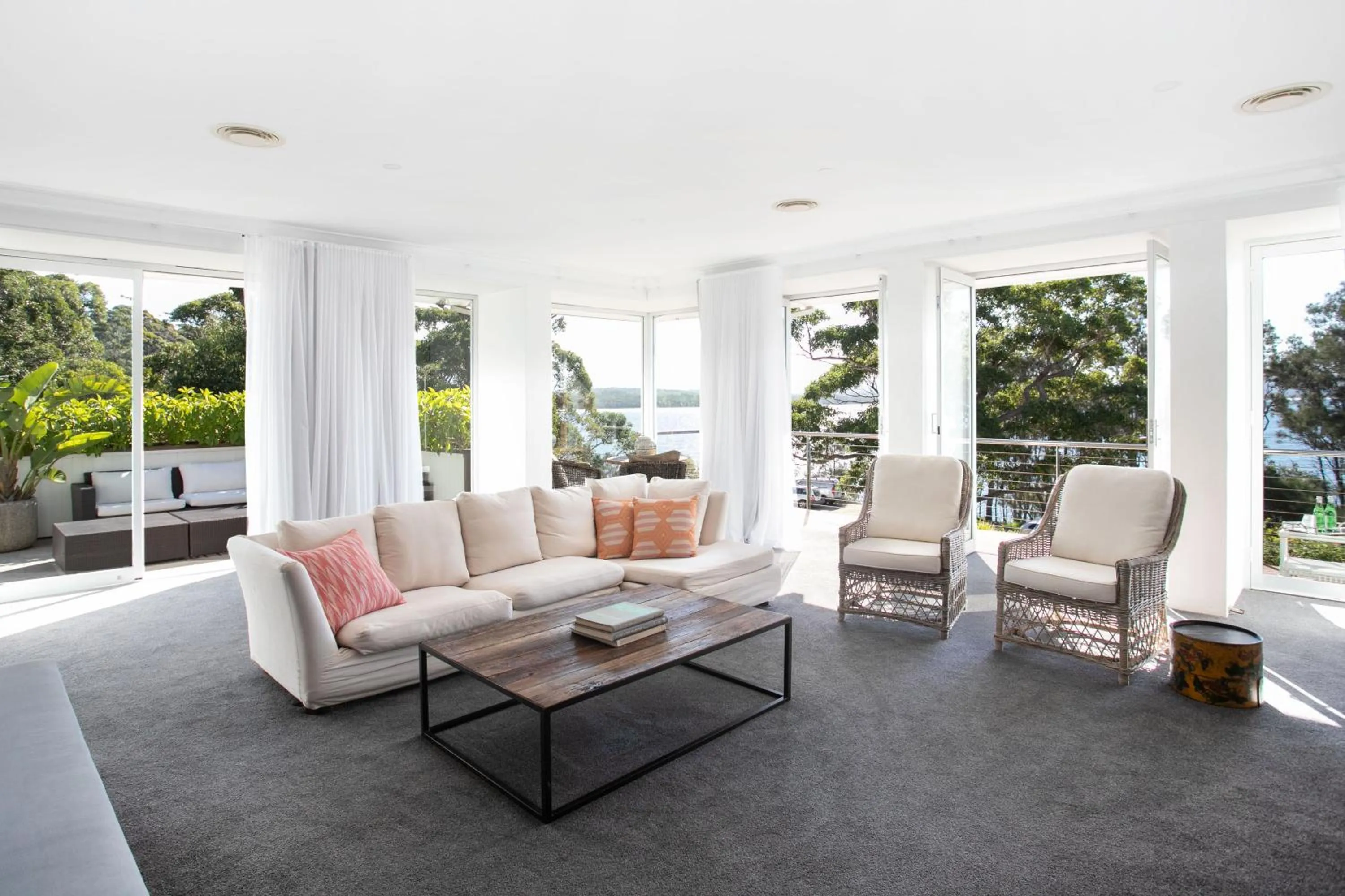 Living room in Bannisters by the Sea Mollymook