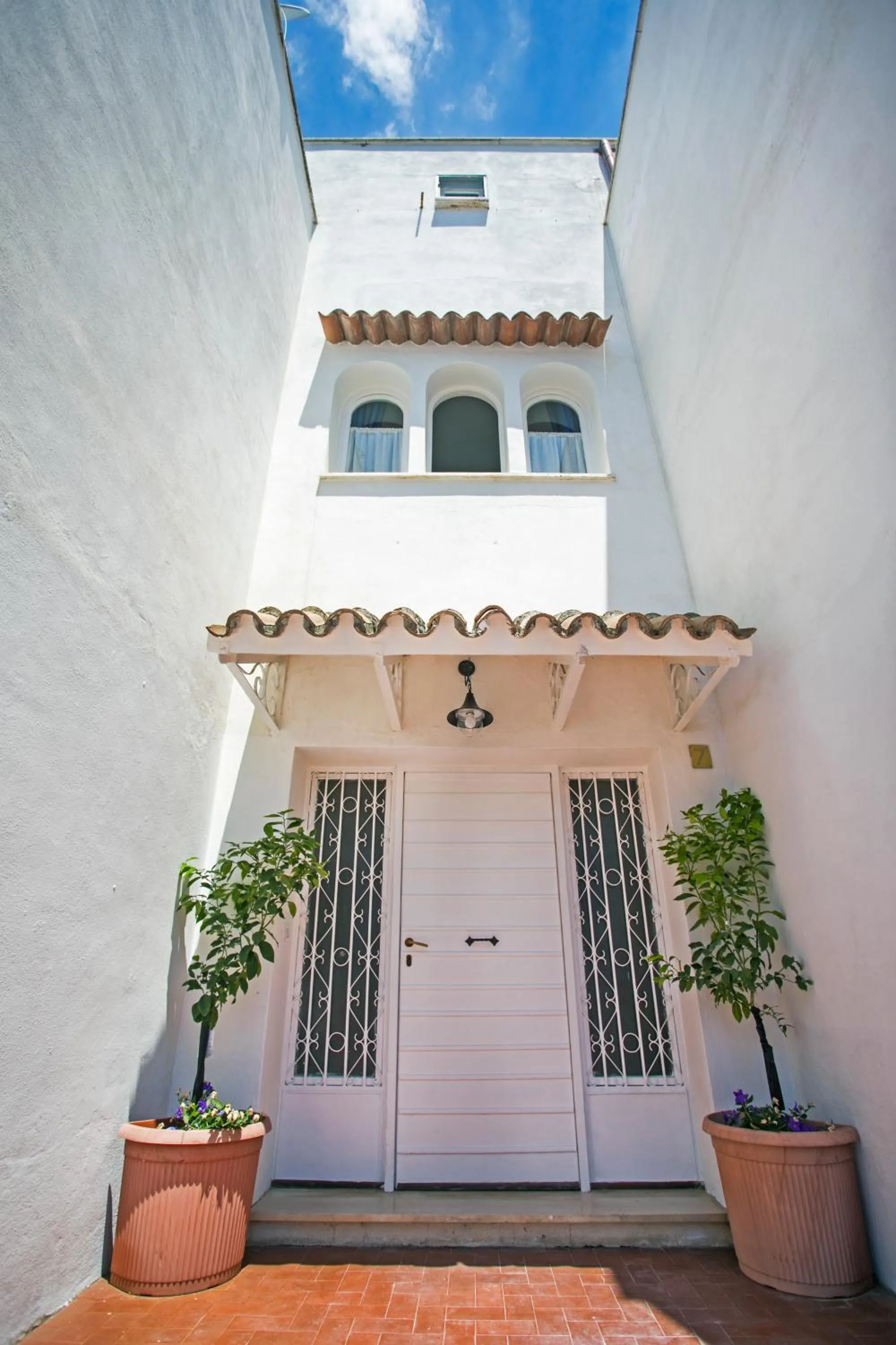 Facade/entrance in B&B AL BLU