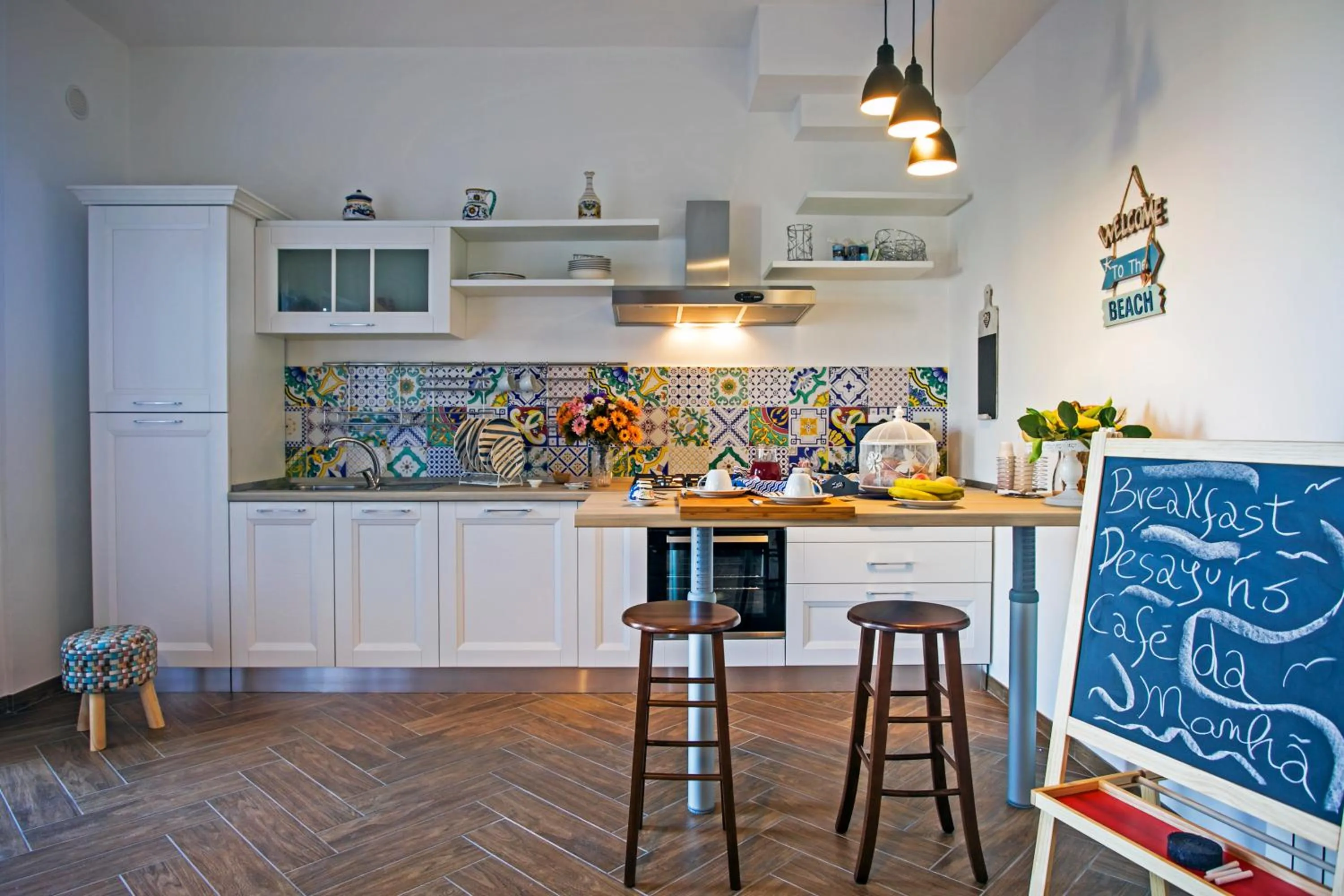 Communal lounge/ TV room in B&B AL BLU