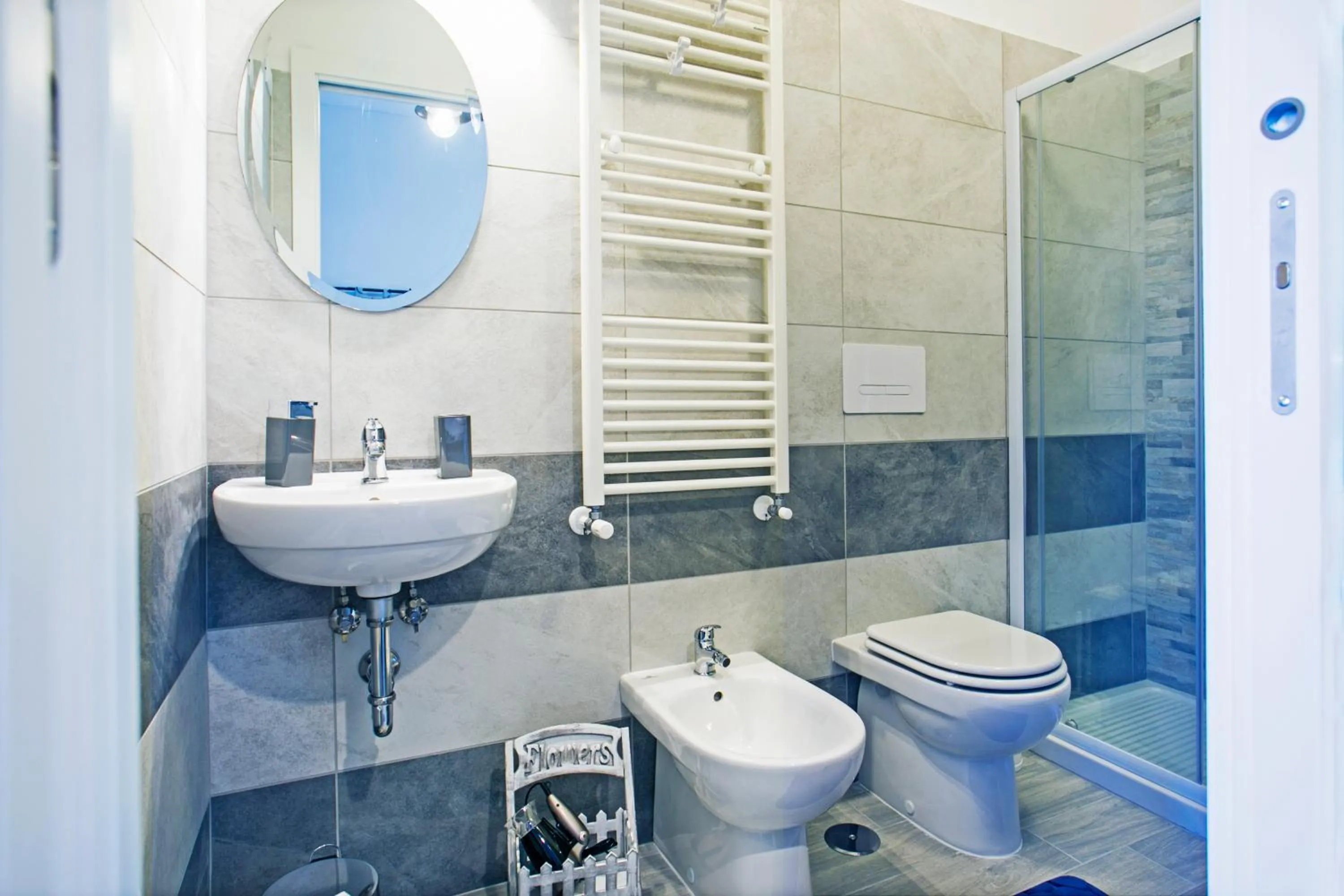 Bathroom in B&B AL BLU