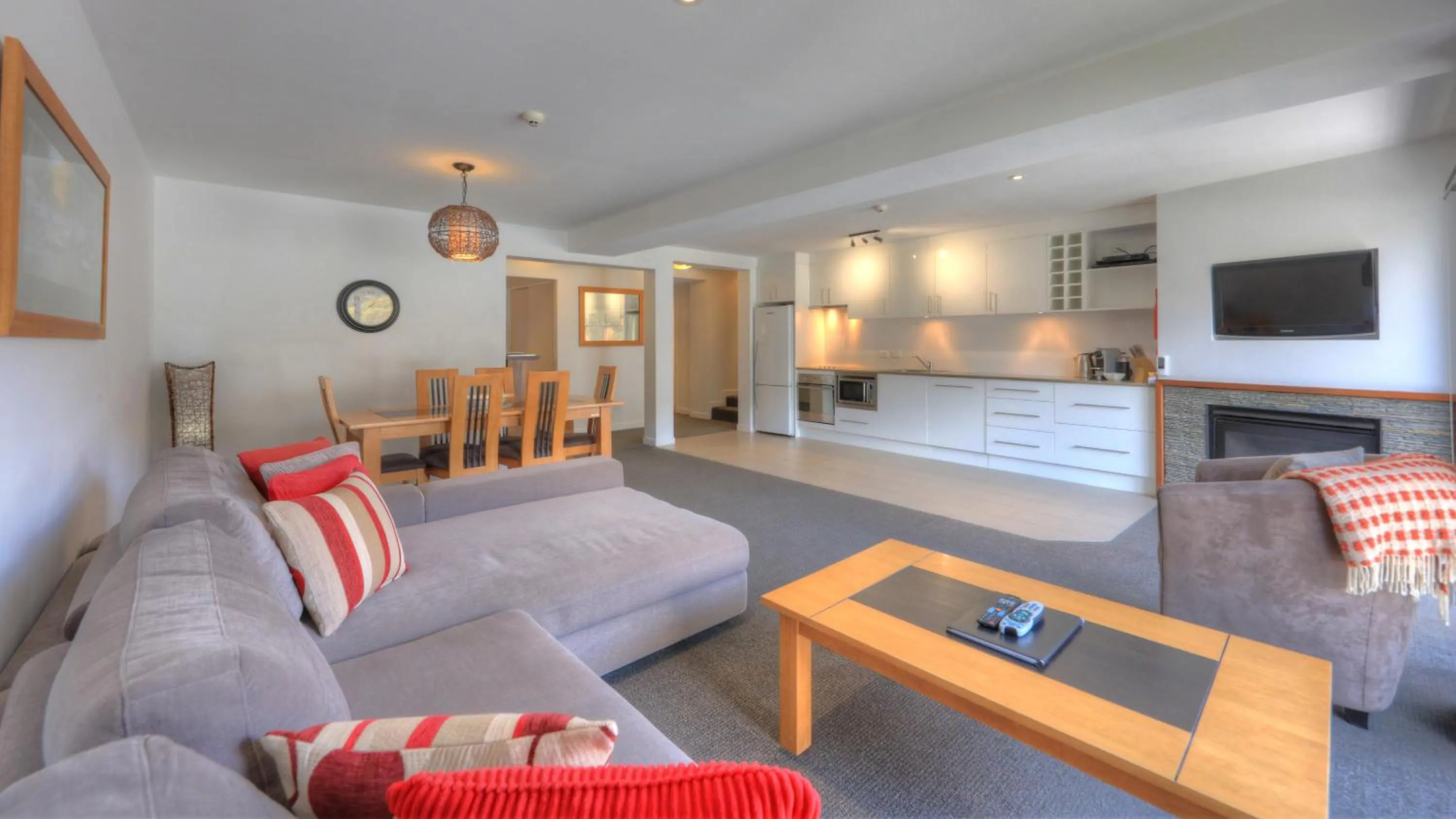 Living room in Snowgoose Apartments