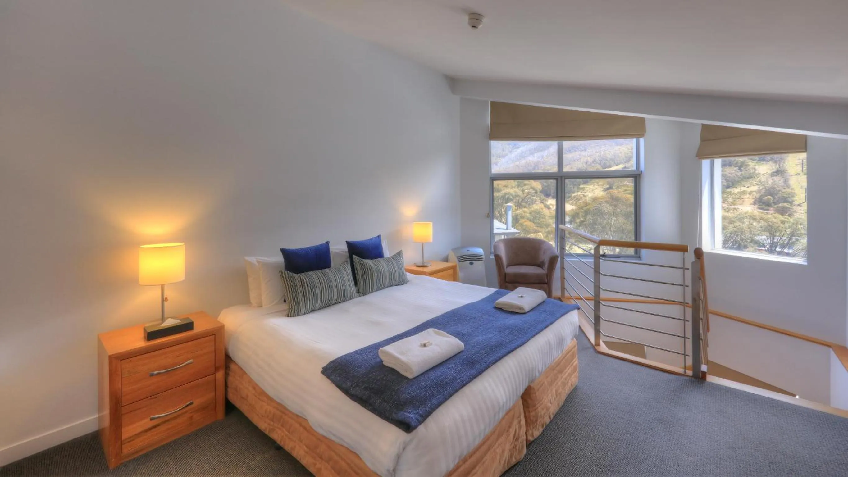 Bed in Snowgoose Apartments