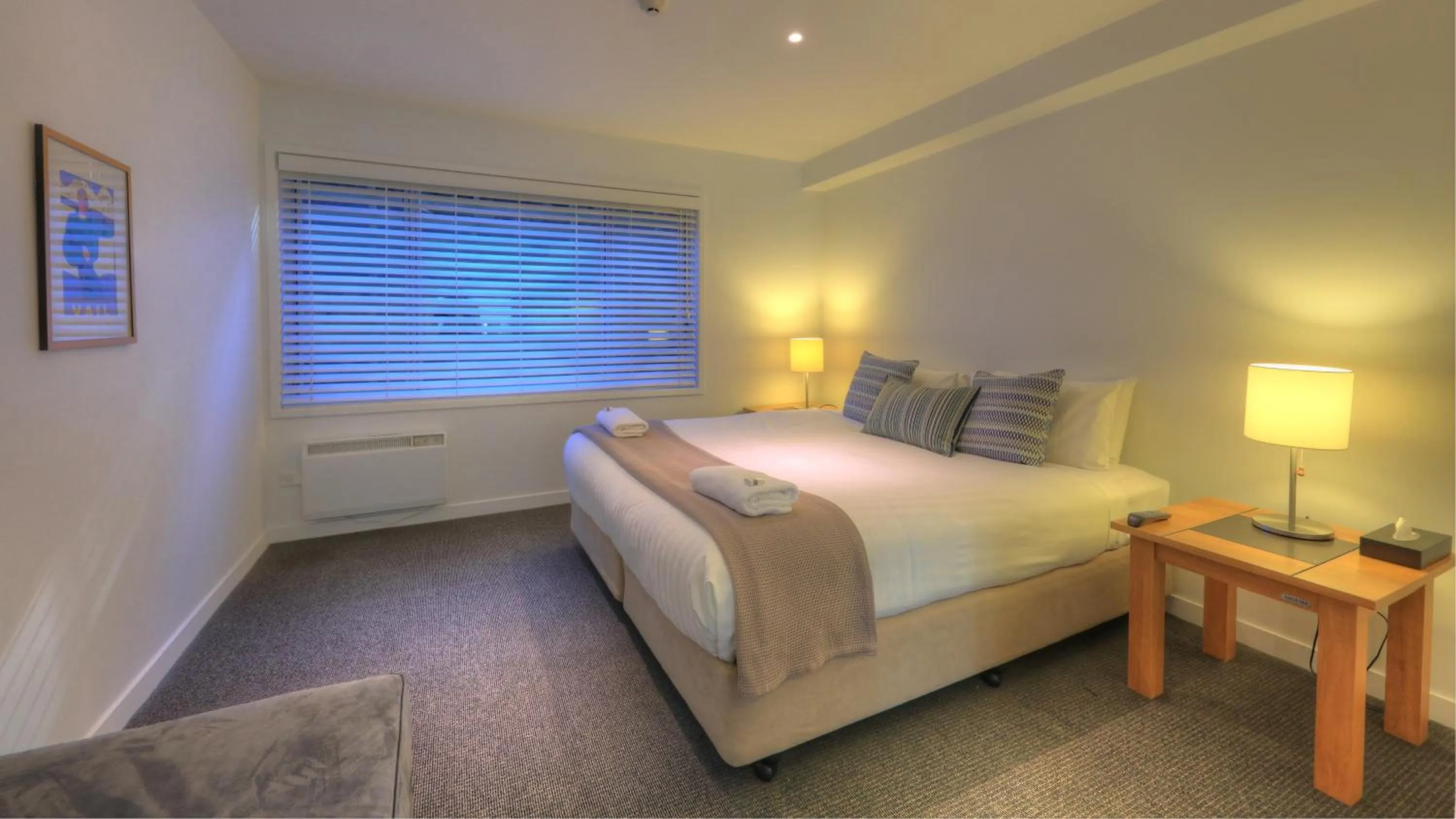 Bed in Snowgoose Apartments