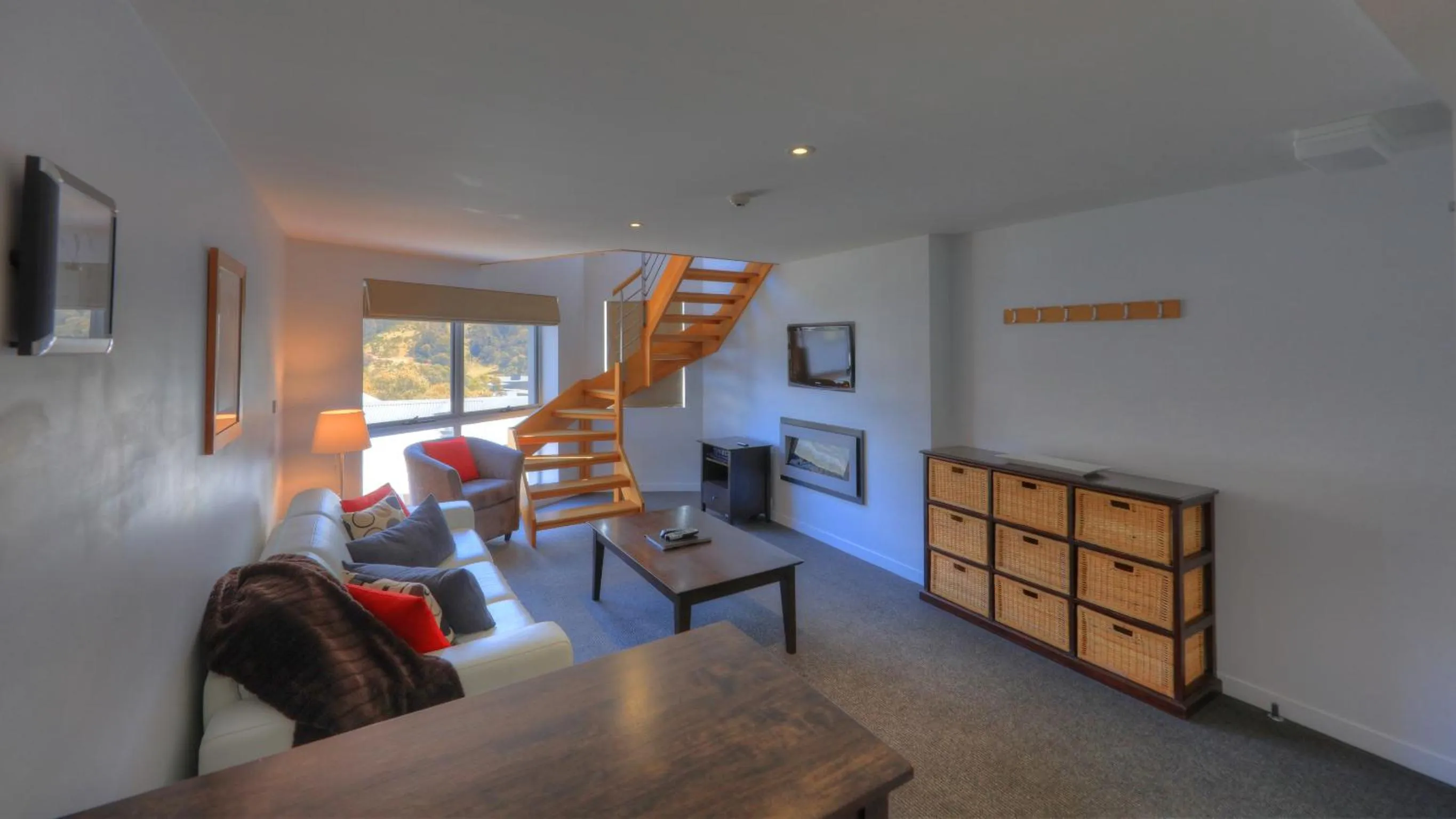 Living room in Snowgoose Apartments