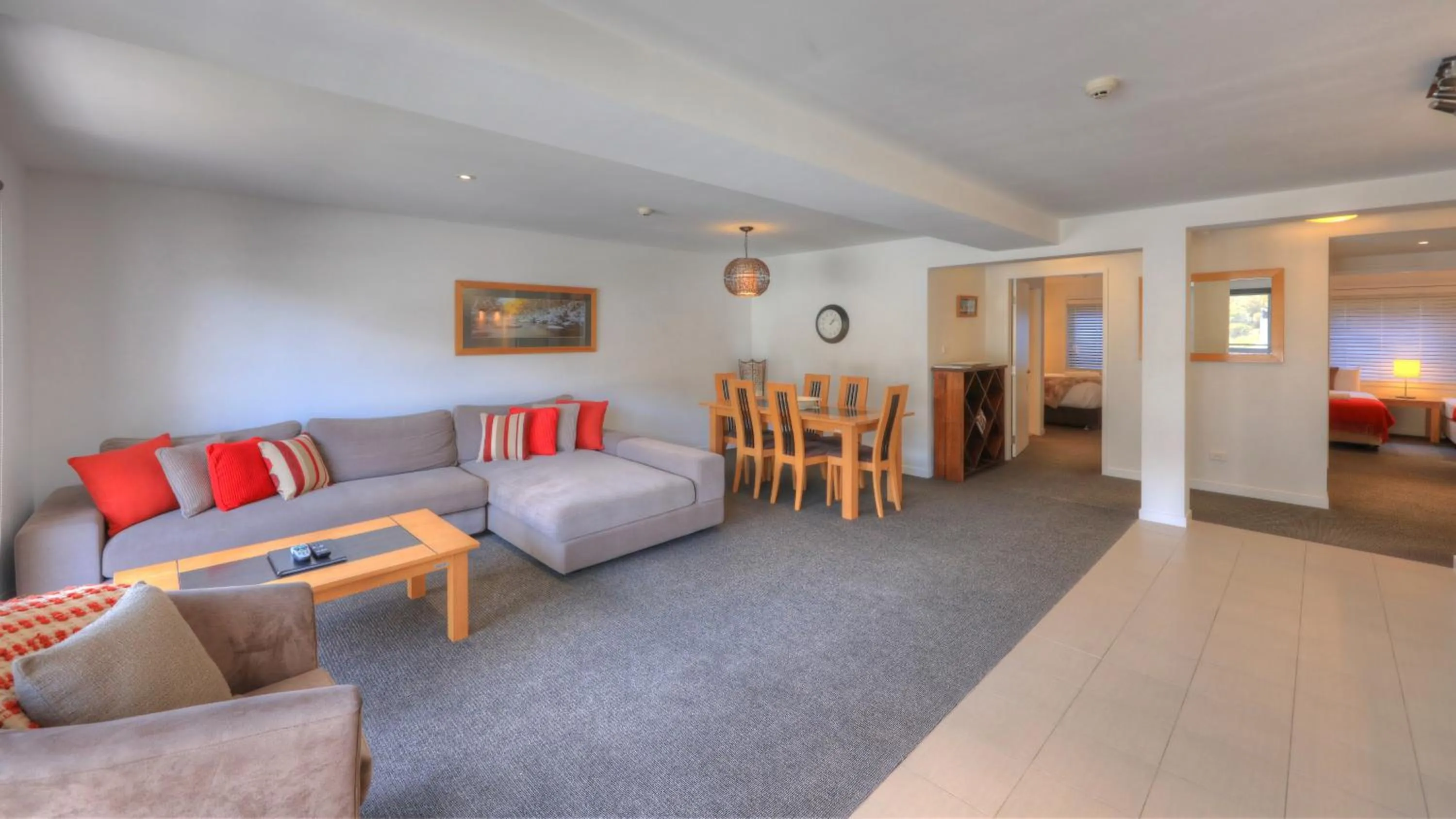 Living room in Snowgoose Apartments