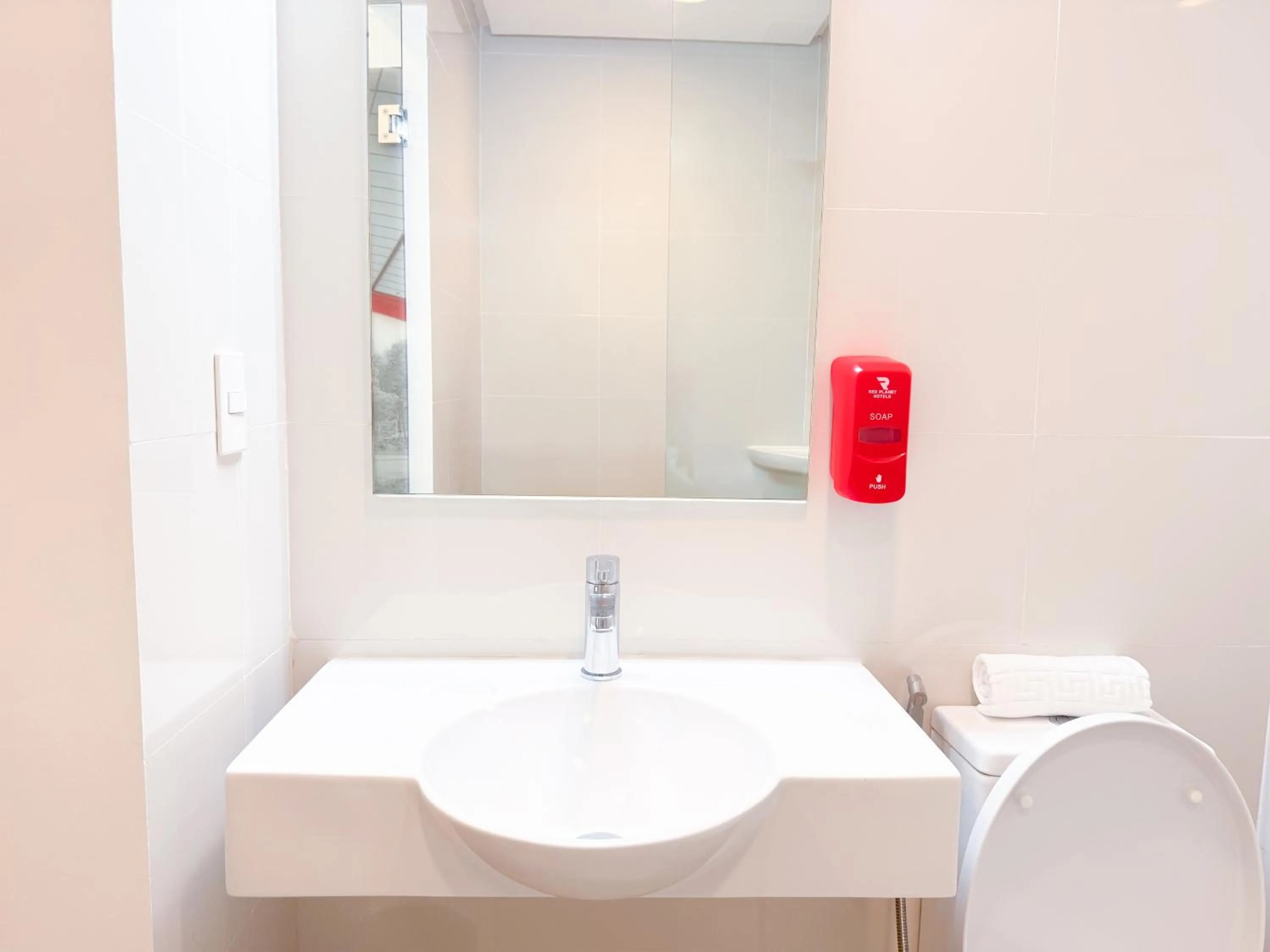 Bathroom in Red Planet Clark Angeles City