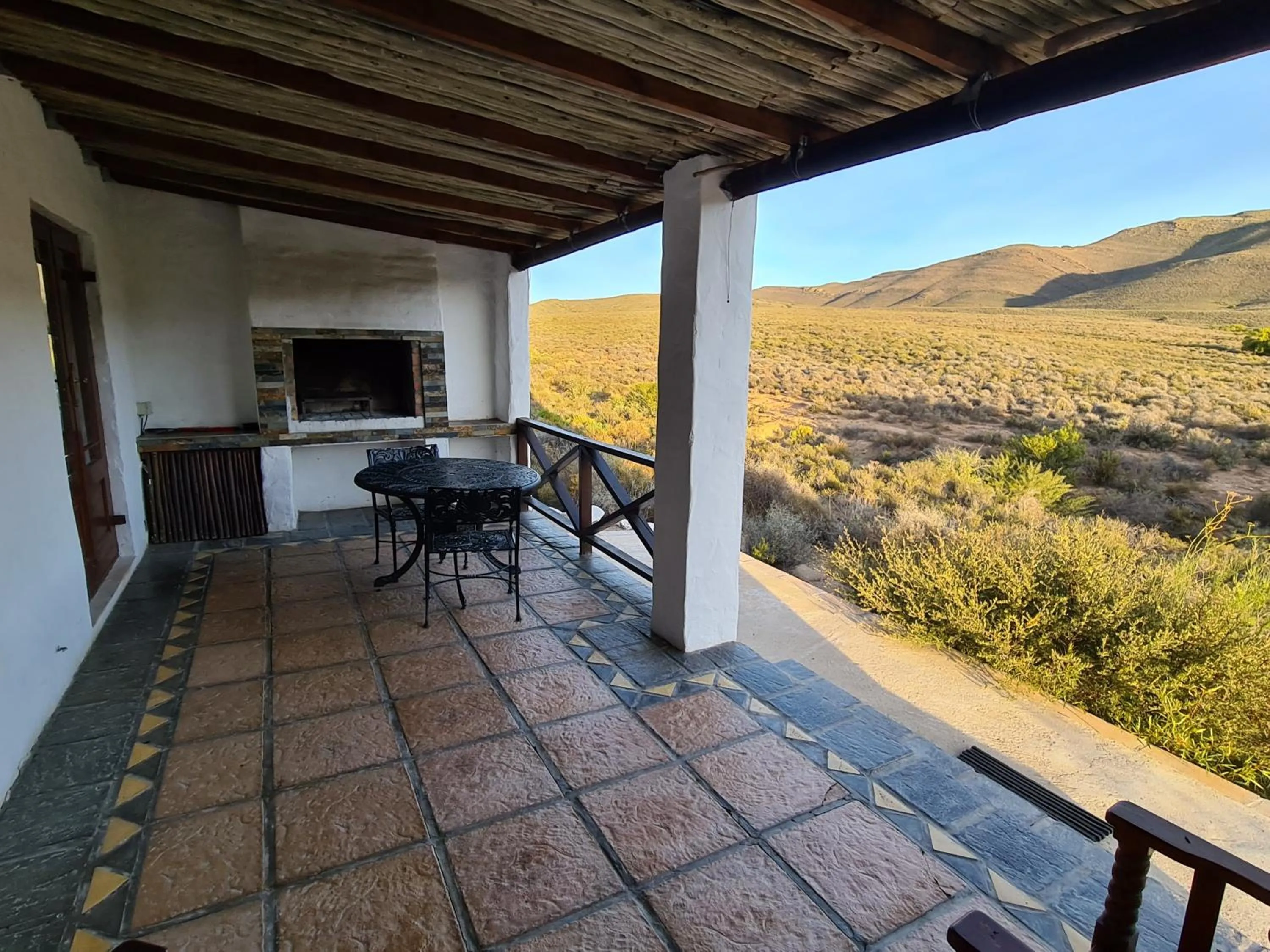 Patio in African Game Lodge