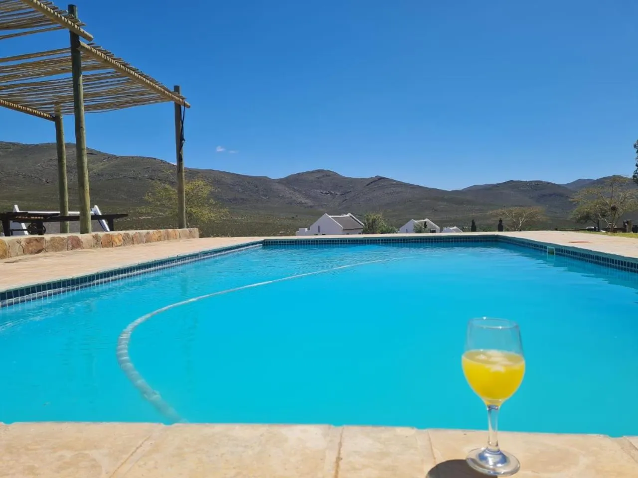 Swimming pool in African Game Lodge
