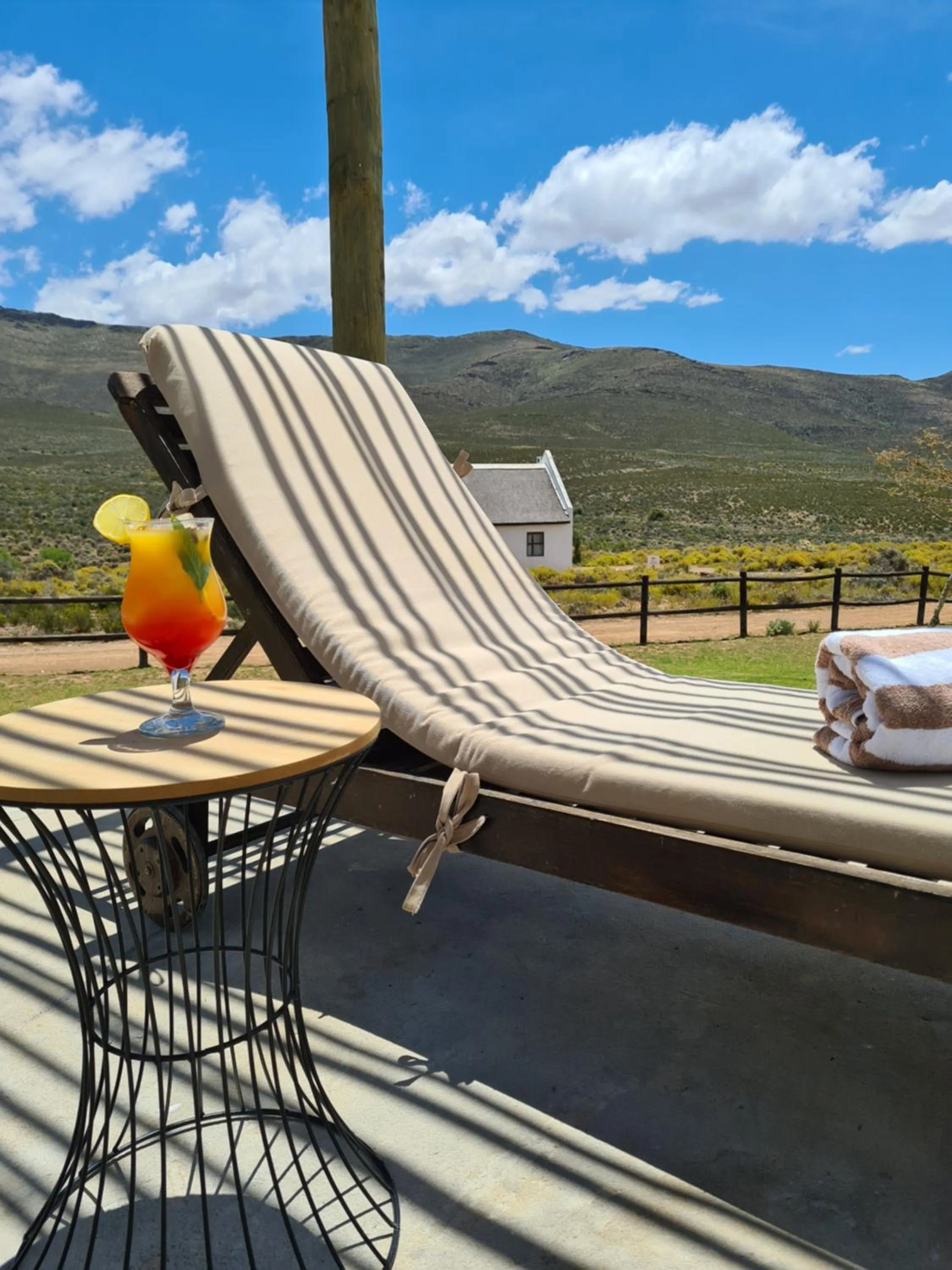 Swimming pool in African Game Lodge