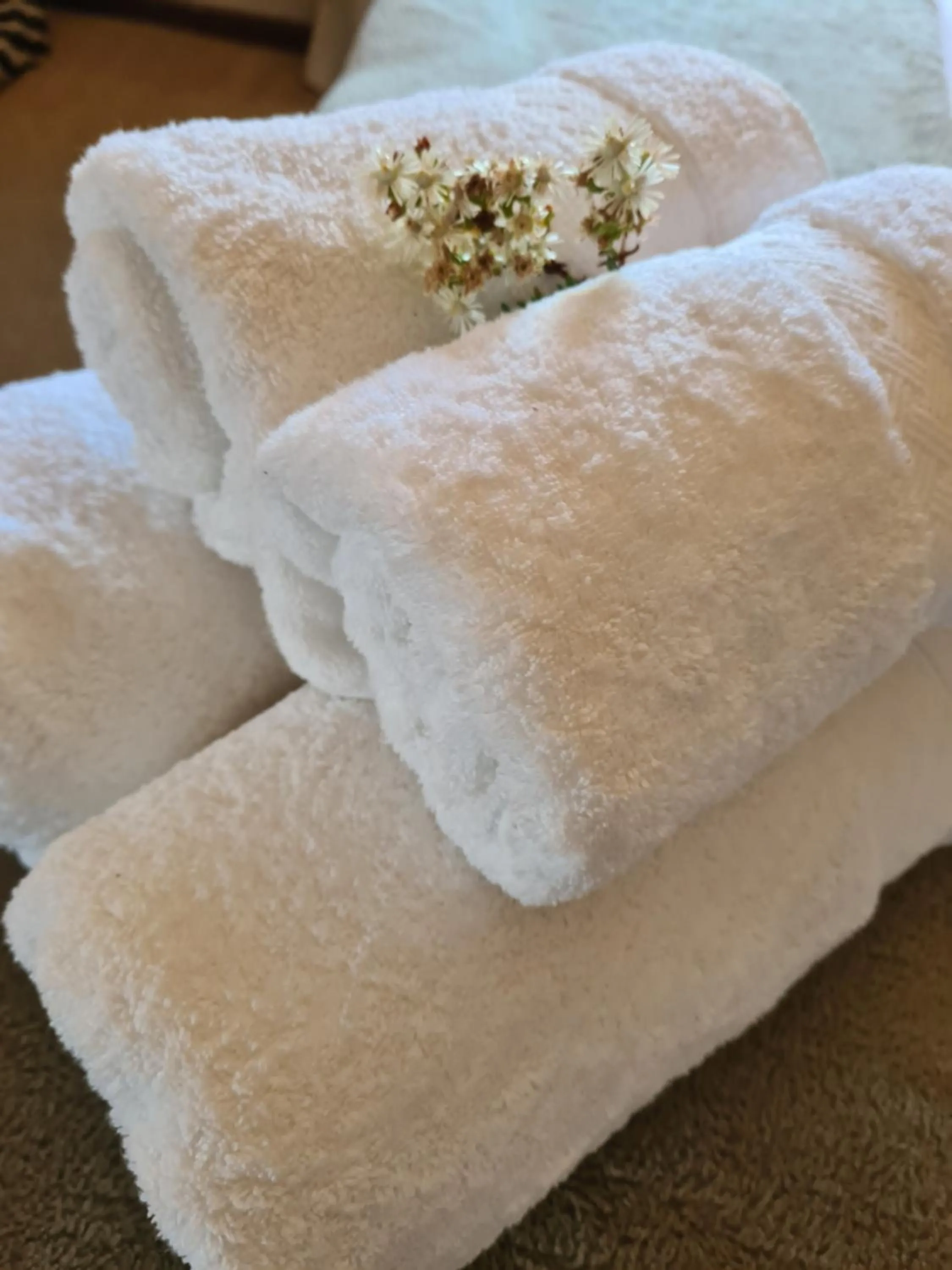 Bathroom, Bed in African Game Lodge
