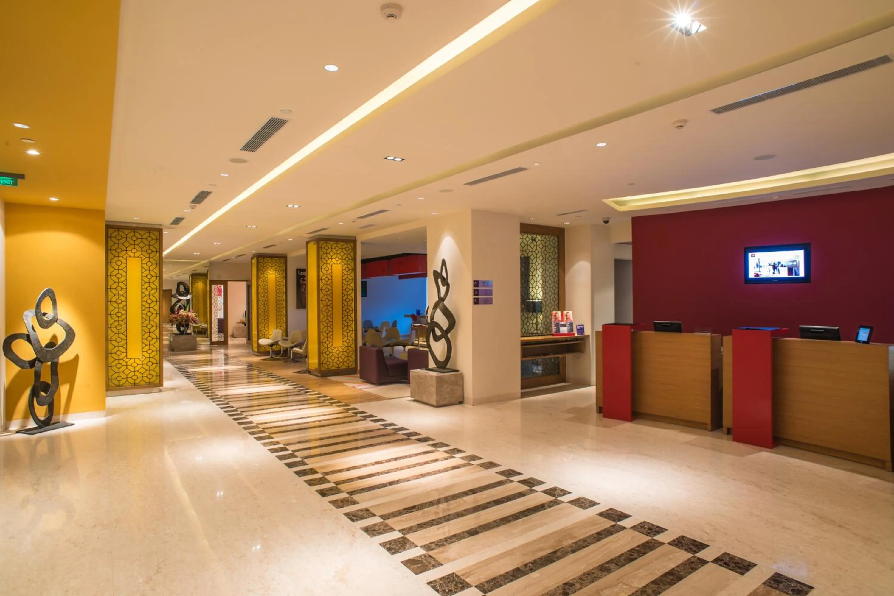 Lobby or reception in ibis Bengaluru Hosur Road - An Accor Brand