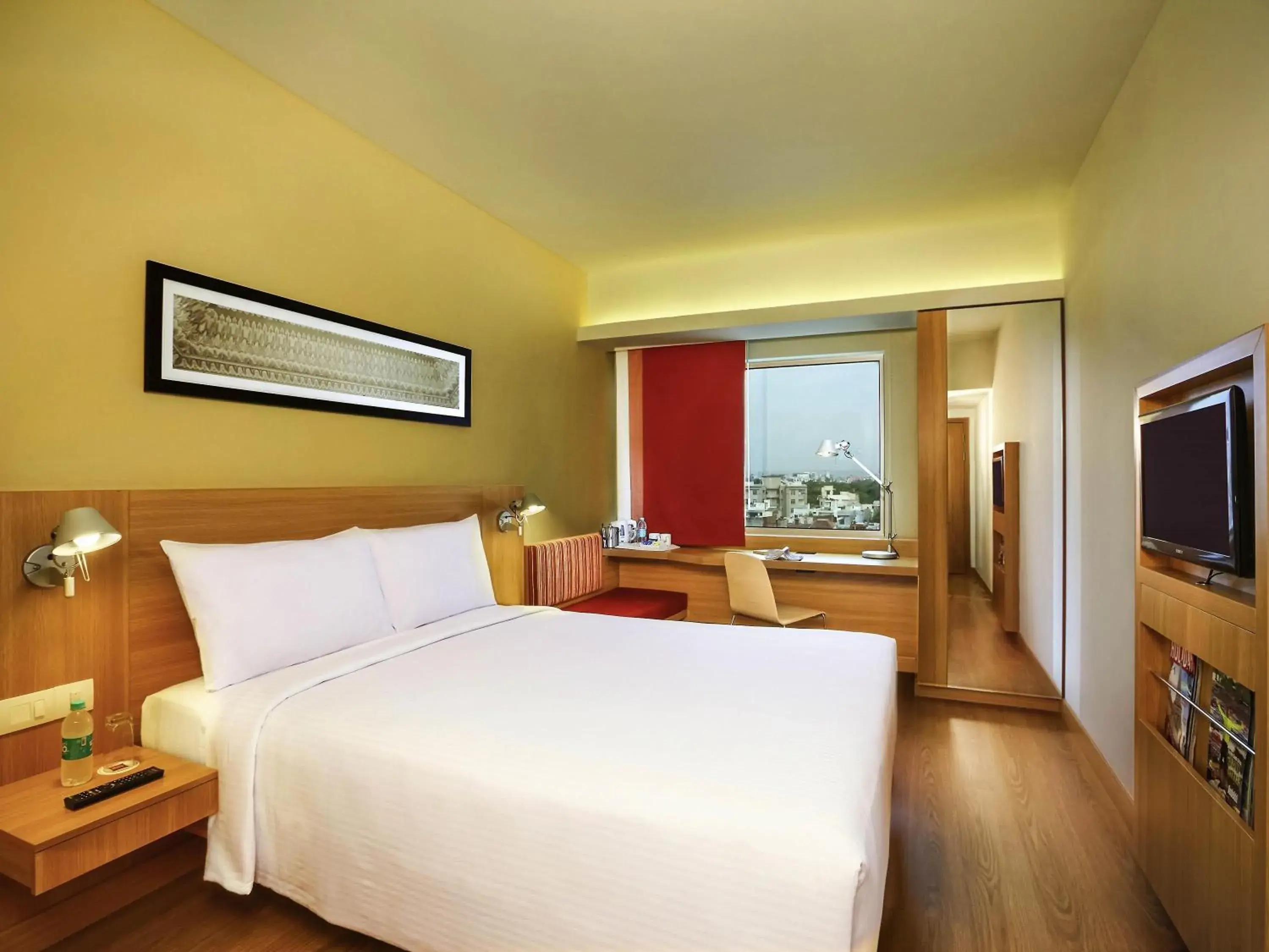 Standard Queen Room with 25% Discount on F&B, 2 Piece Laundry, Happy hours 1+1,Complimentary Early Check-in from 1000hrs and Late Checkout till 1600 (Subject to availability) in ibis Bengaluru Hosur Road - An Accor Brand Standard Queen Room with 25% Discount on F&B, 2 Piece Laundry, Happy hours 1+1,Complimentary Early Check-in from 1000hrs and Late Checkout till 1600 (Subject to availability) in ibis Bengaluru Hosur Road - An Accor Brand