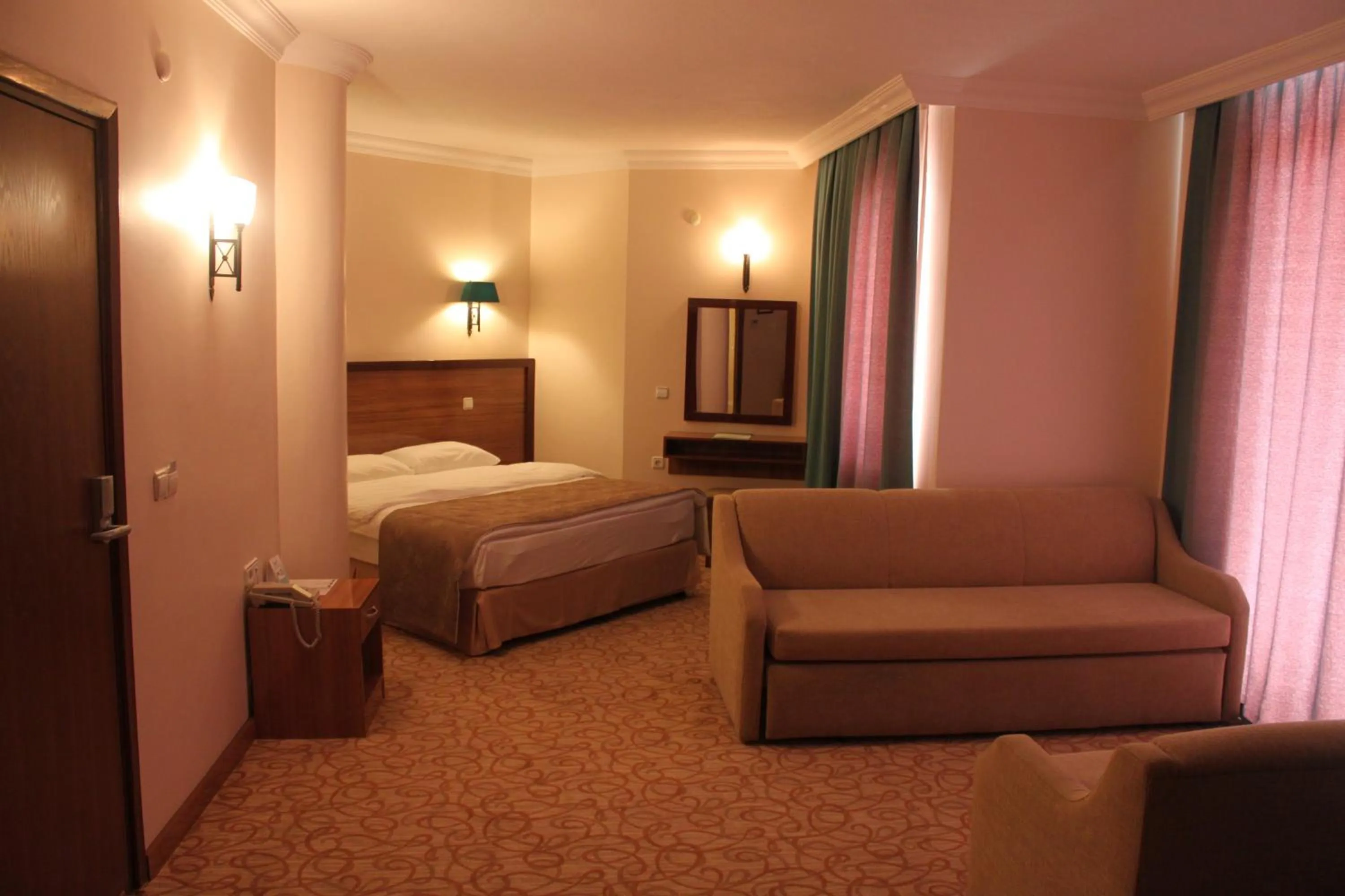 Bed in Green Nature Resort and Spa