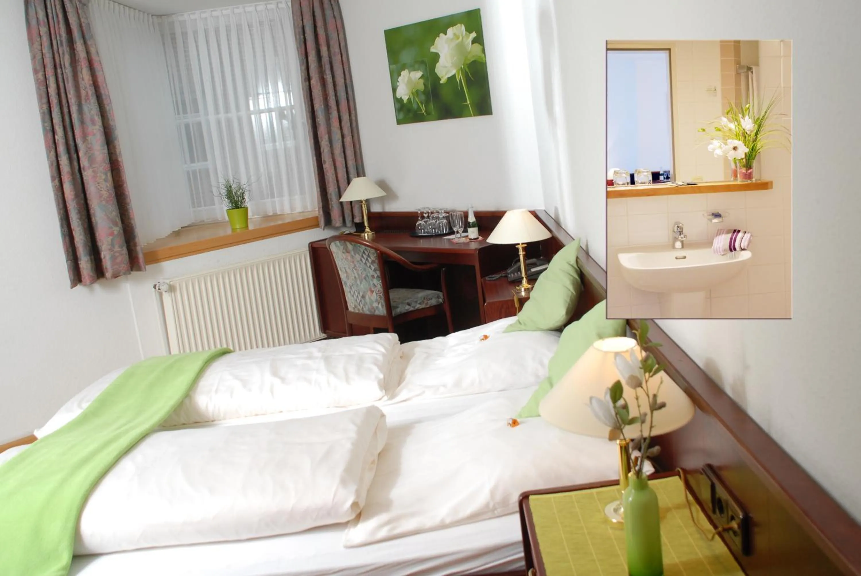 Photo of the whole room, Bed in Altstadt Hotel Meppen