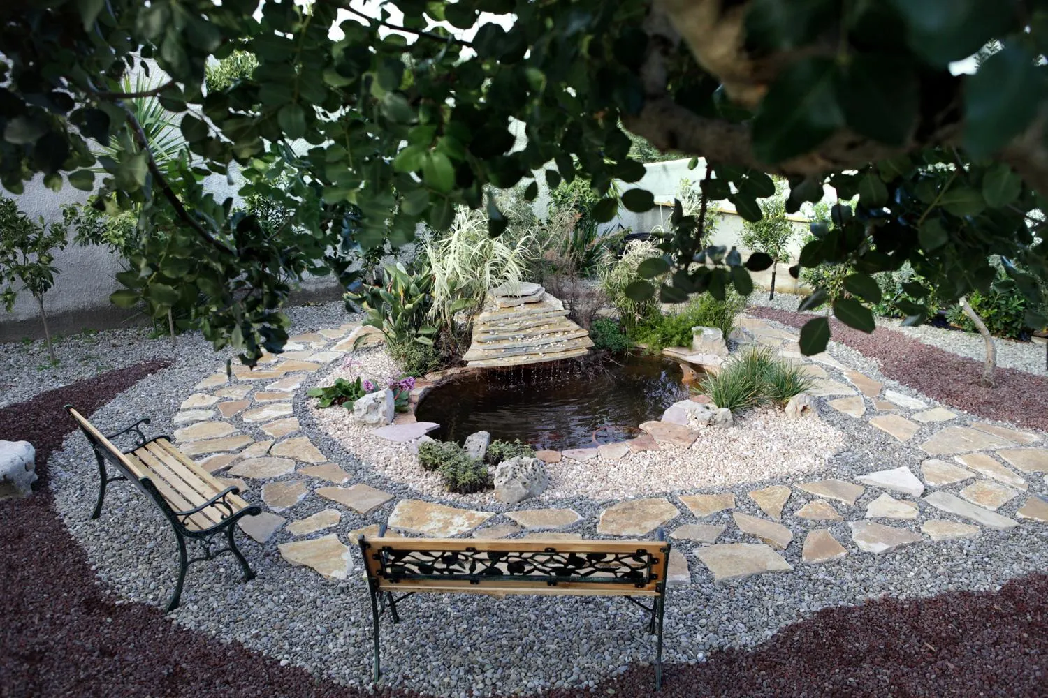 Patio in Bed and Breakfast La Casetta