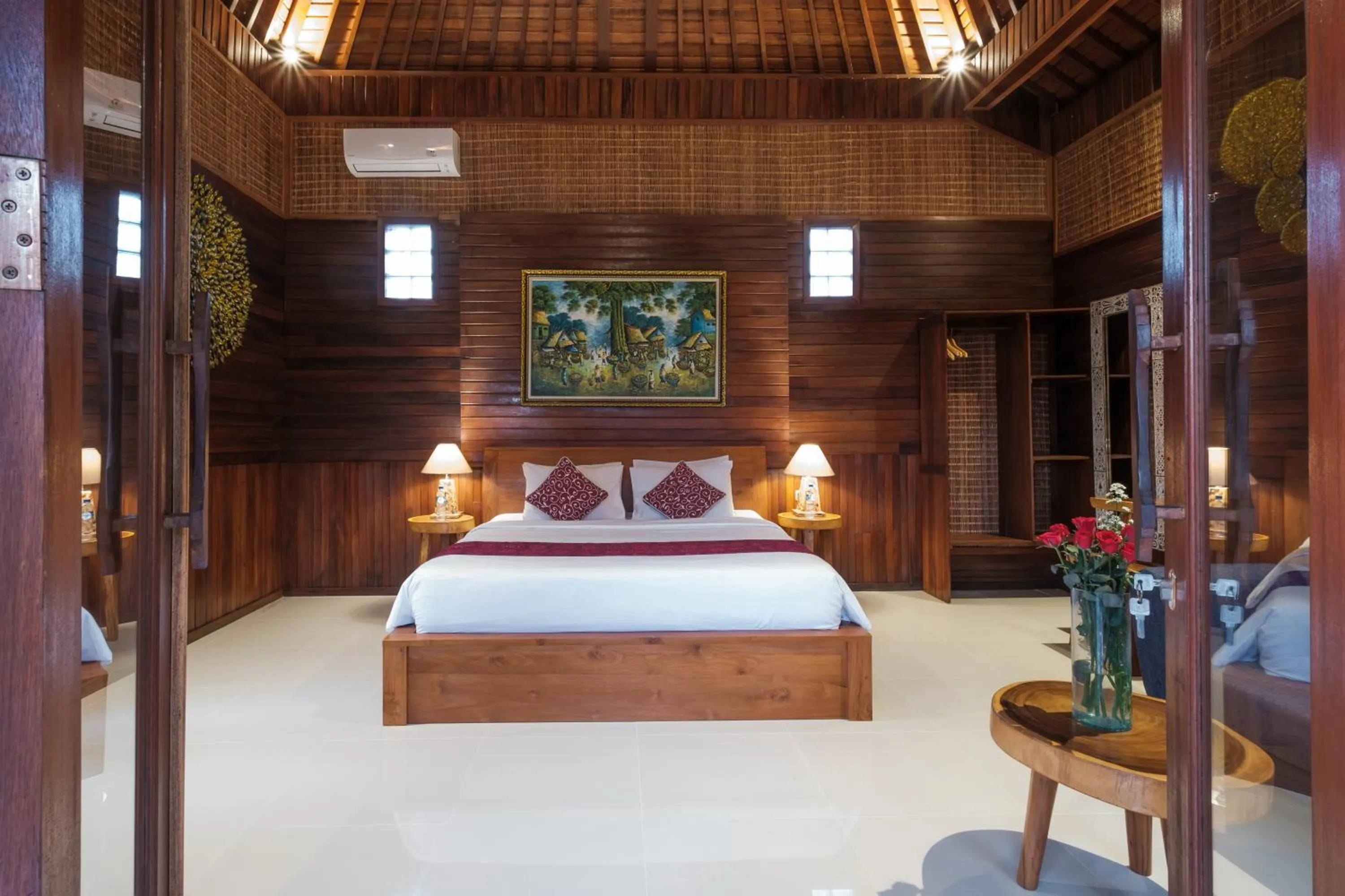 Bedroom, Bed in Uma Galih Ubud Villa