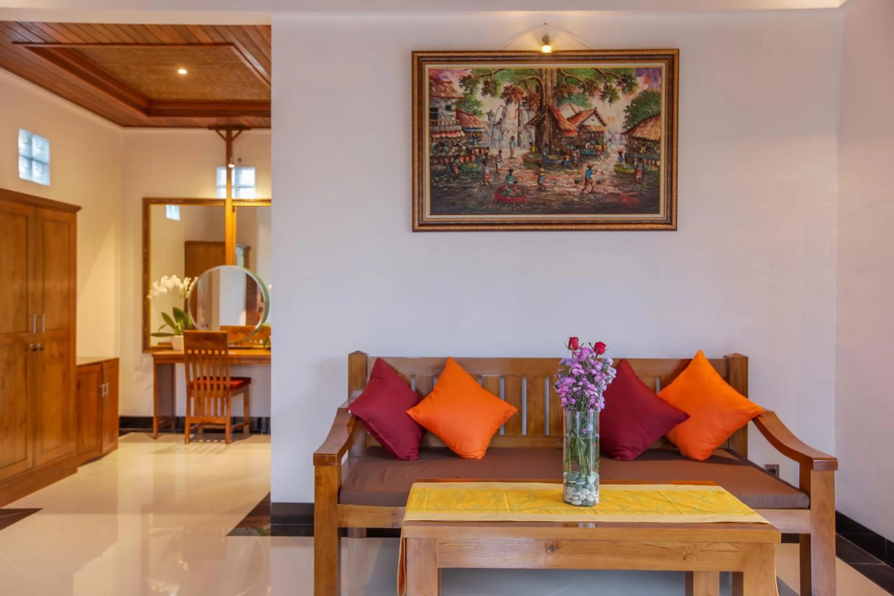 Living room in Uma Galih Ubud Villa