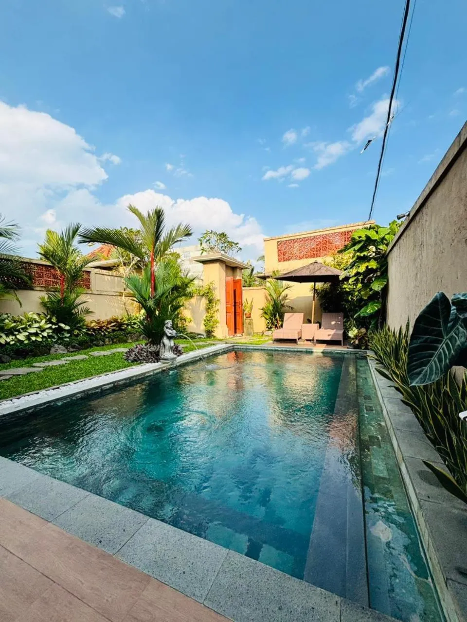 Pool view in Uma Galih Ubud Villa