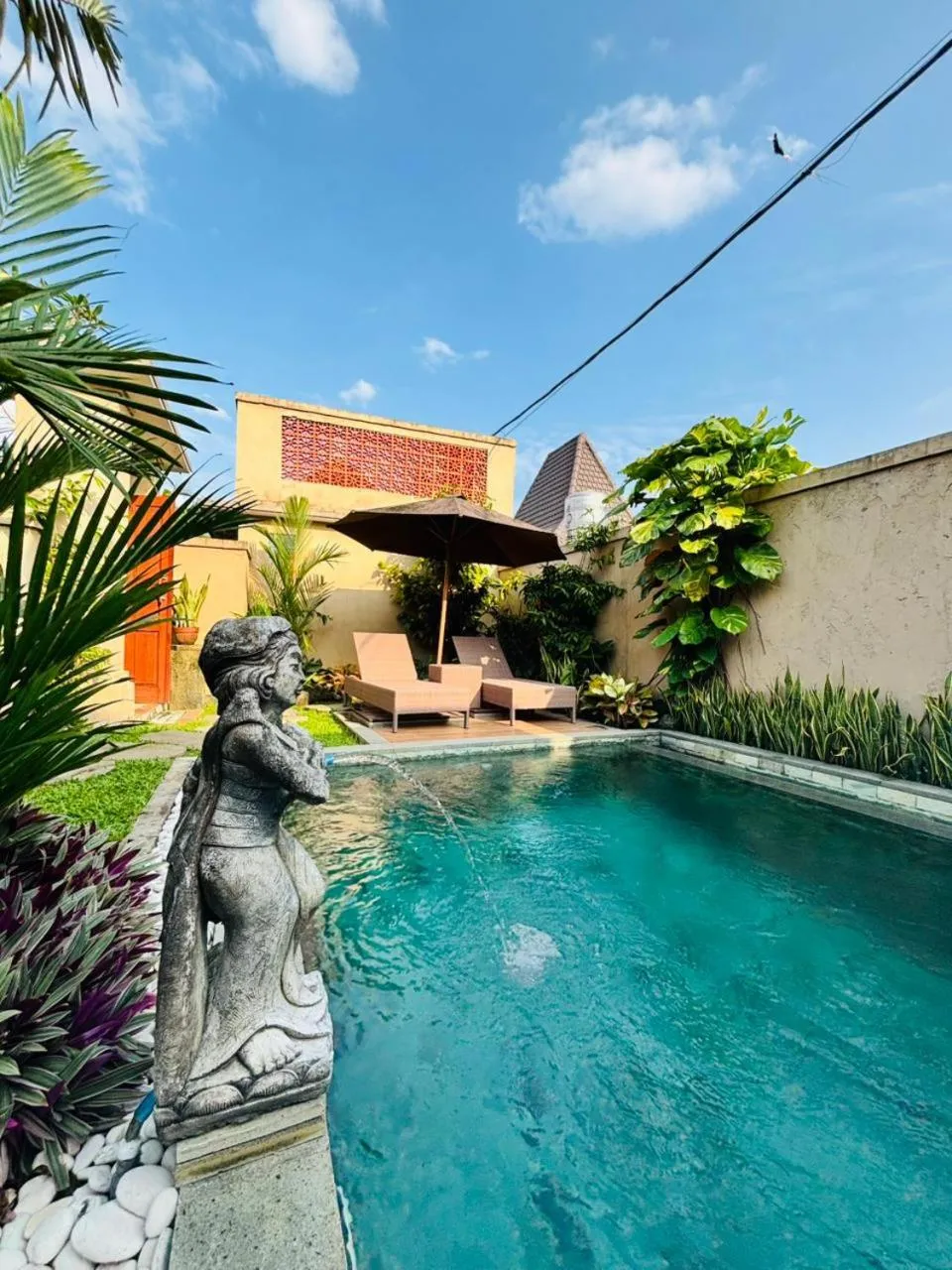 Pool view in Uma Galih Ubud Villa