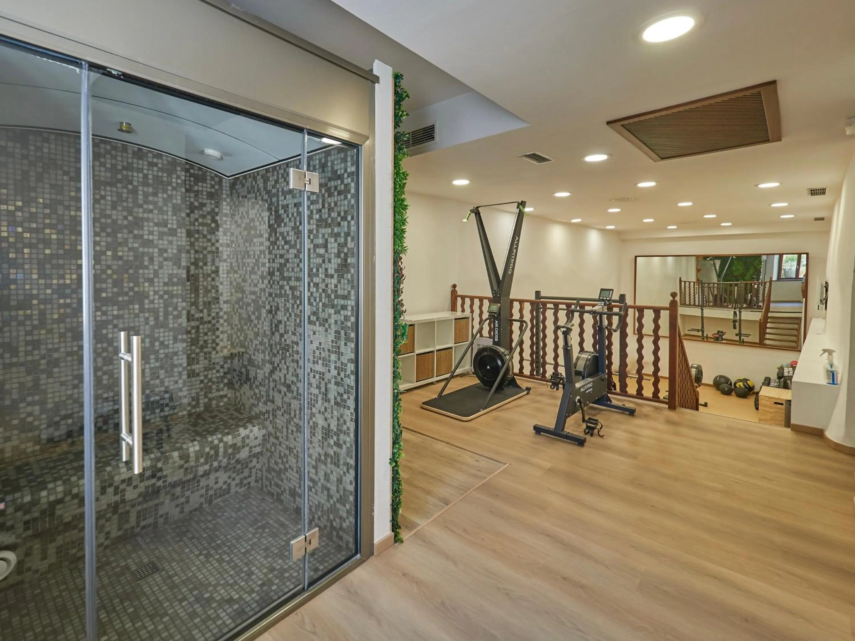 Steam room in Hotel Ca'l Bisbe