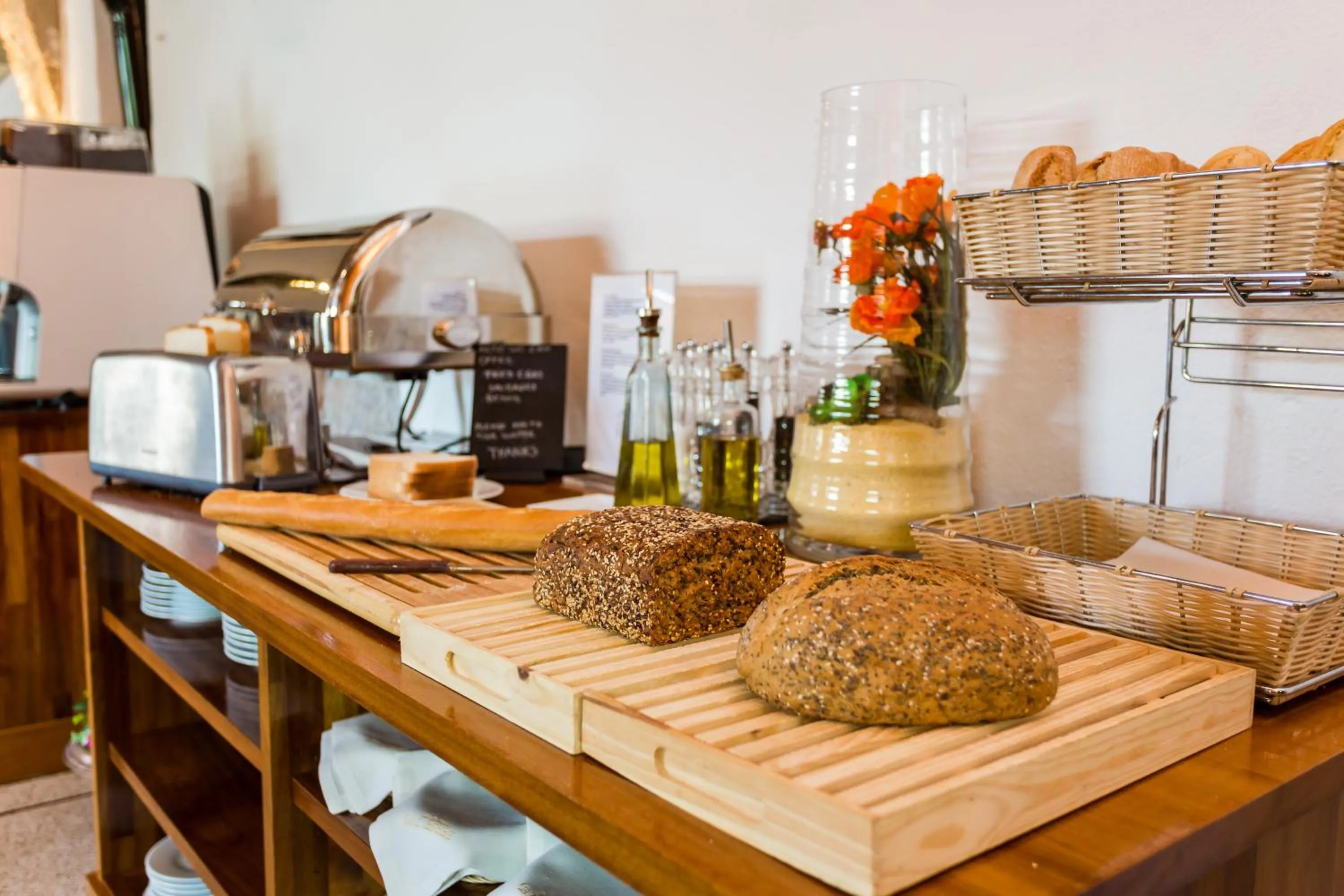 Buffet breakfast in Hotel Ca'l Bisbe