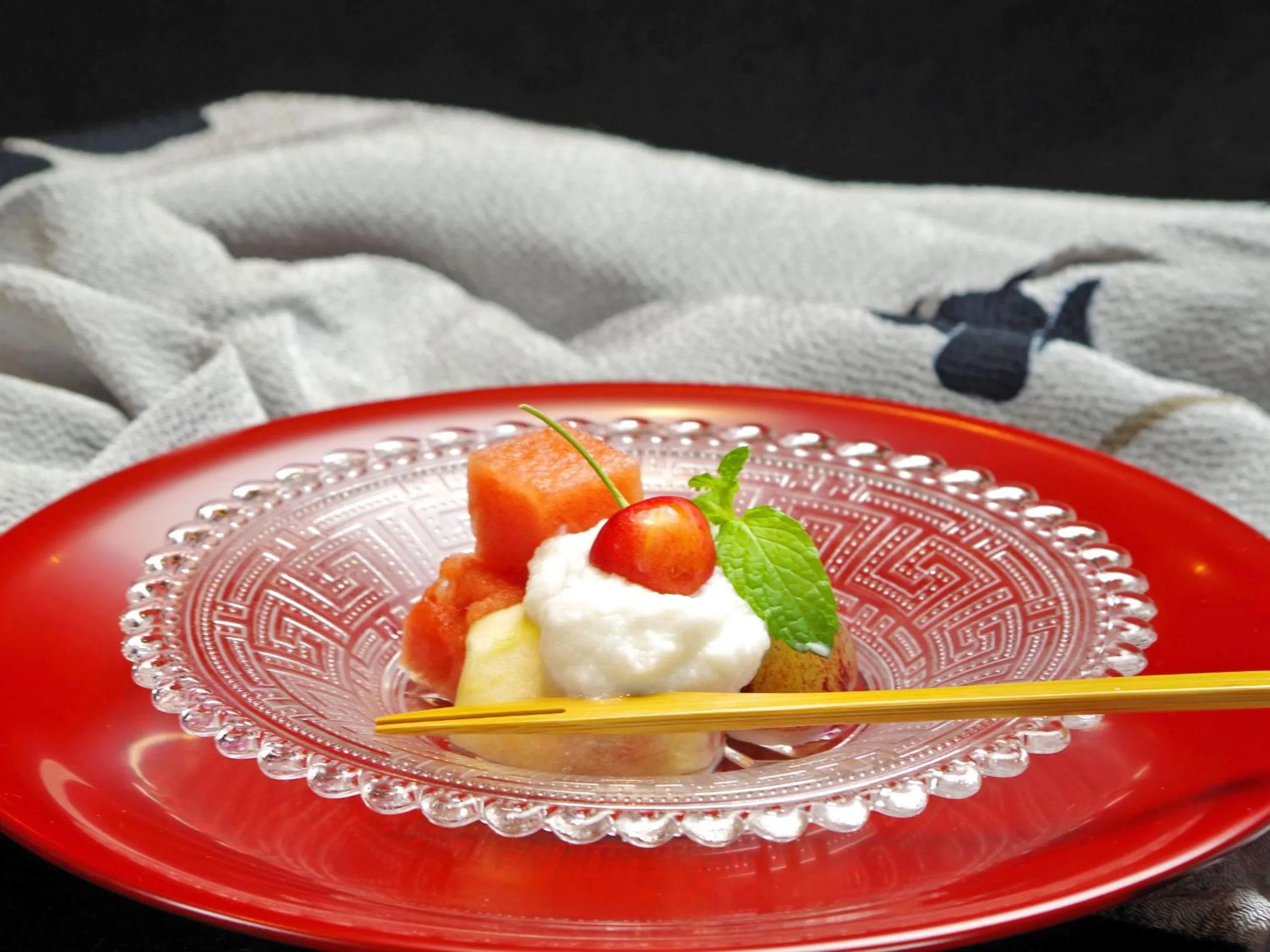 Food close-up in Auberge Yusura