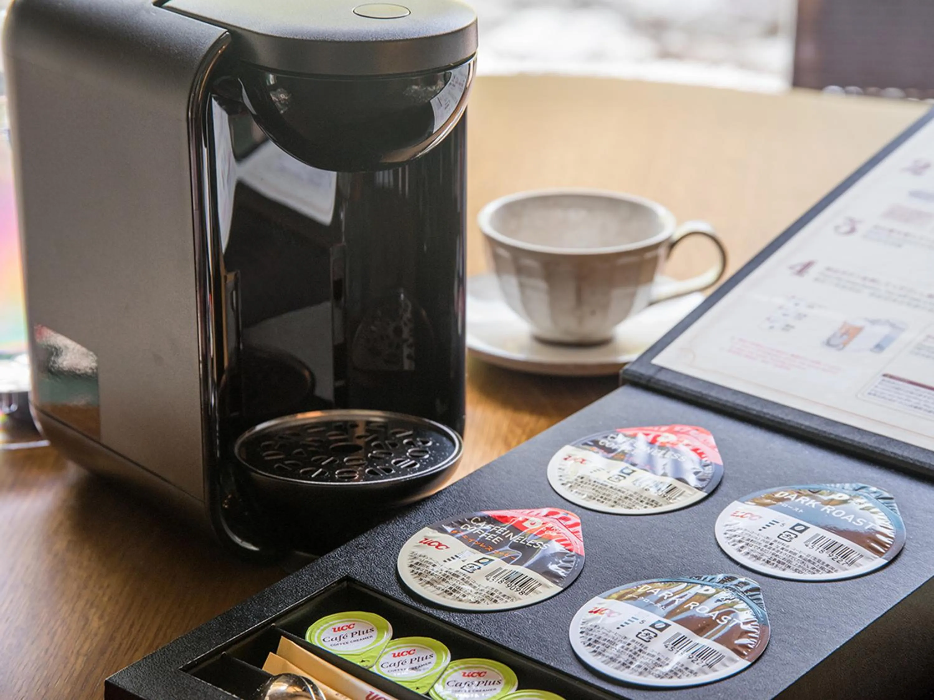 Coffee/tea facilities in Auberge Yusura