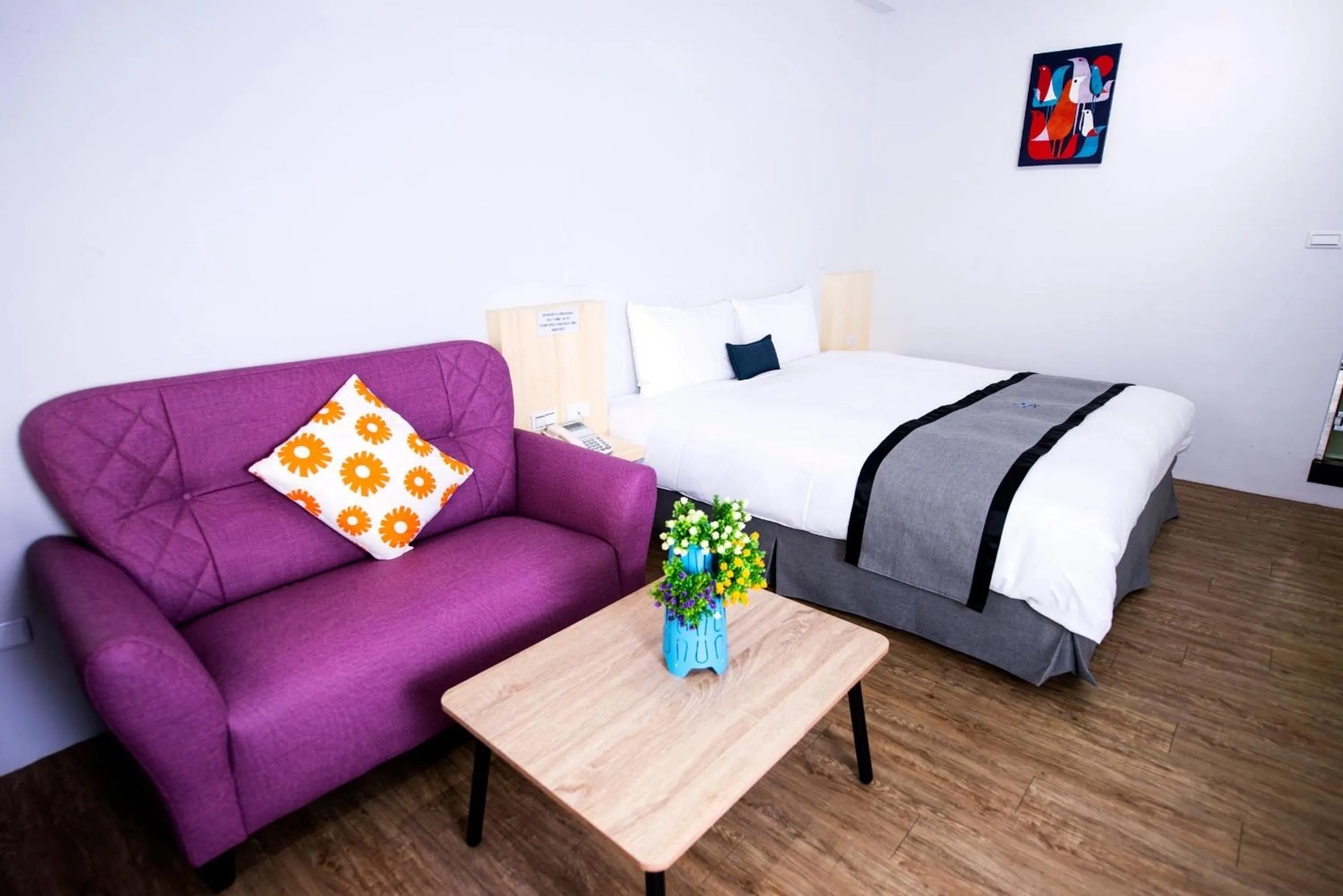 Bed in Youngs Hotspring Hotel