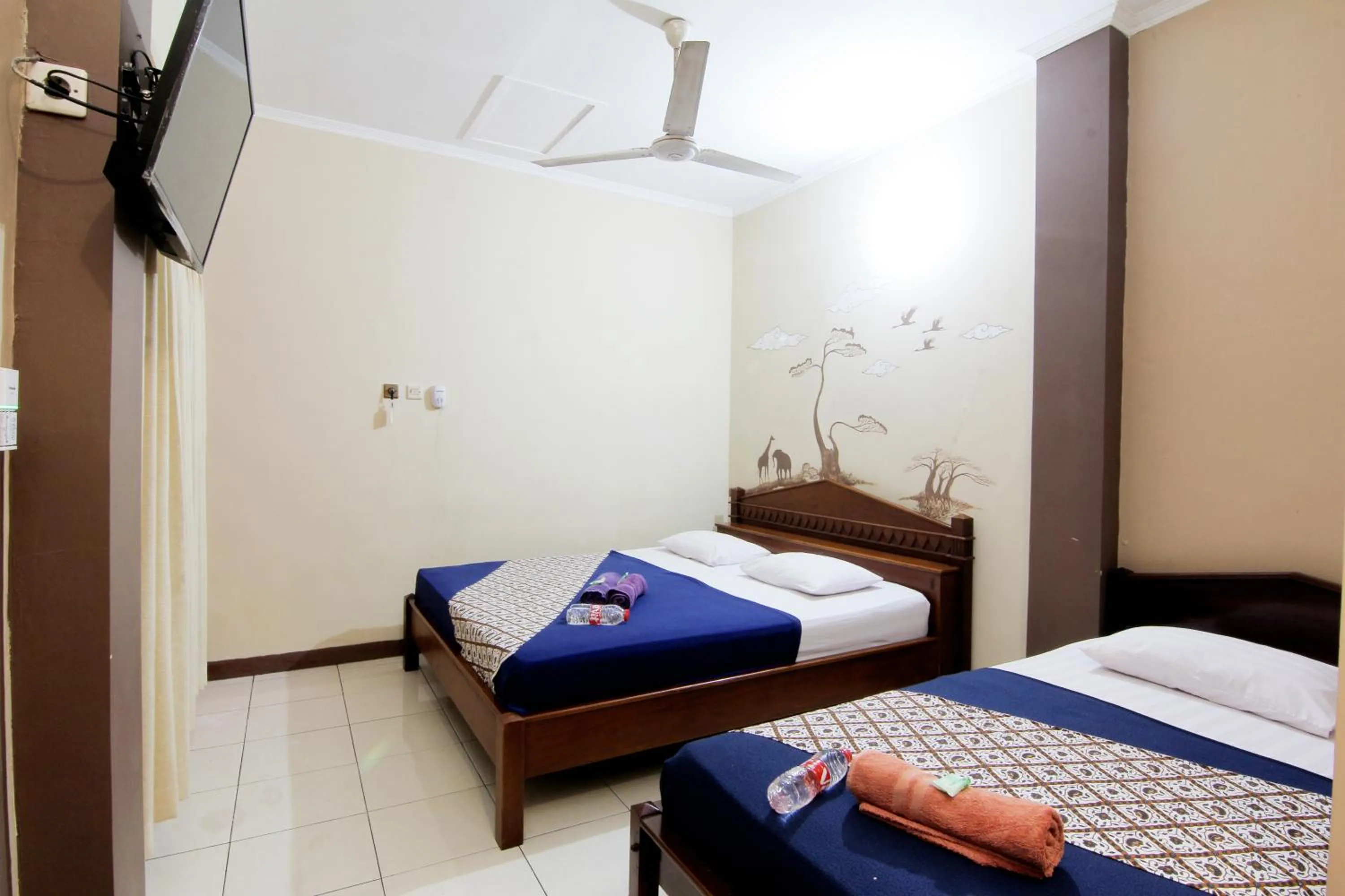 Bedroom, Bed in Monica Hotel Yogyakarta