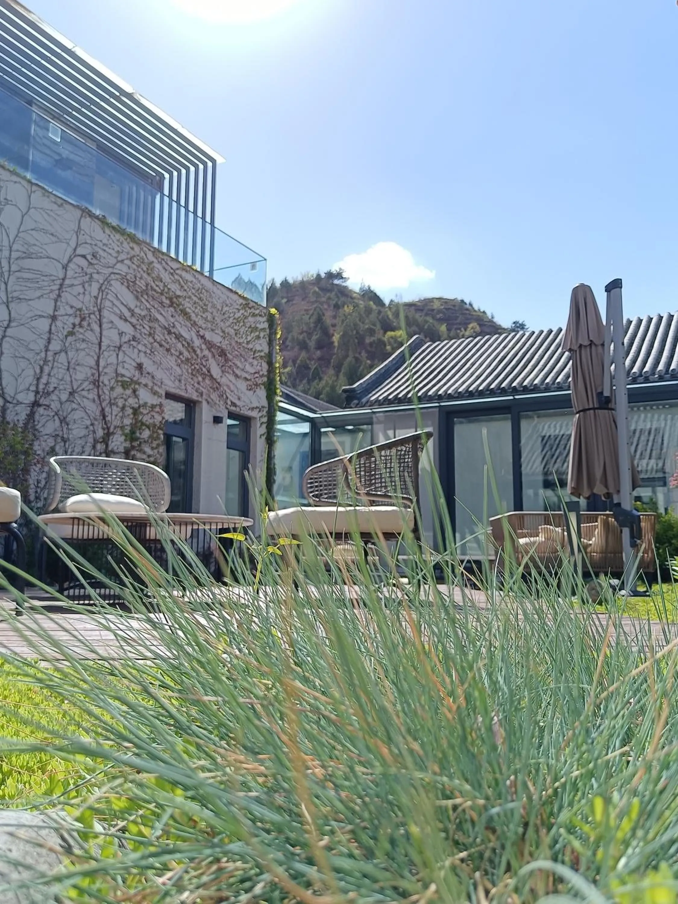 Garden view in Vangen Hotel