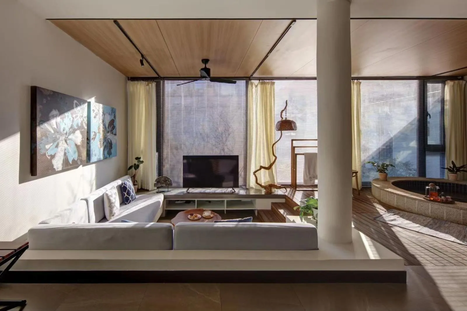 Living room in Vangen Hotel