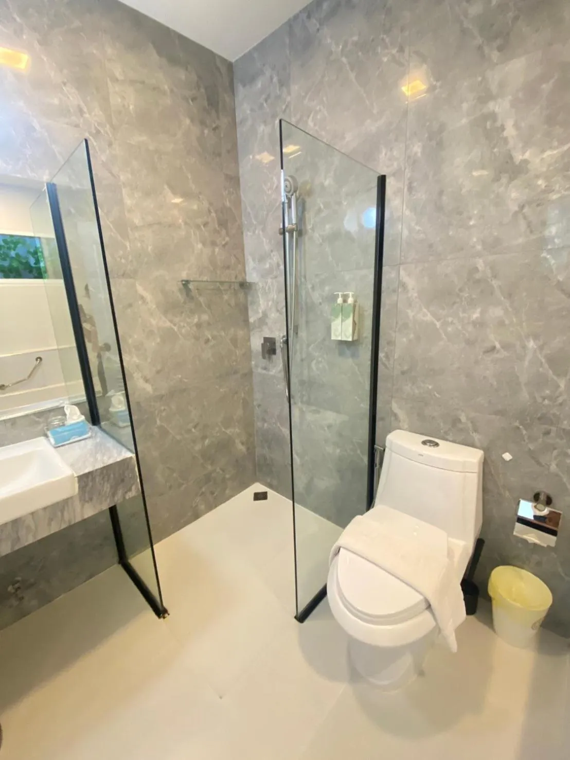 Shower in La Riva Boutique Hotel