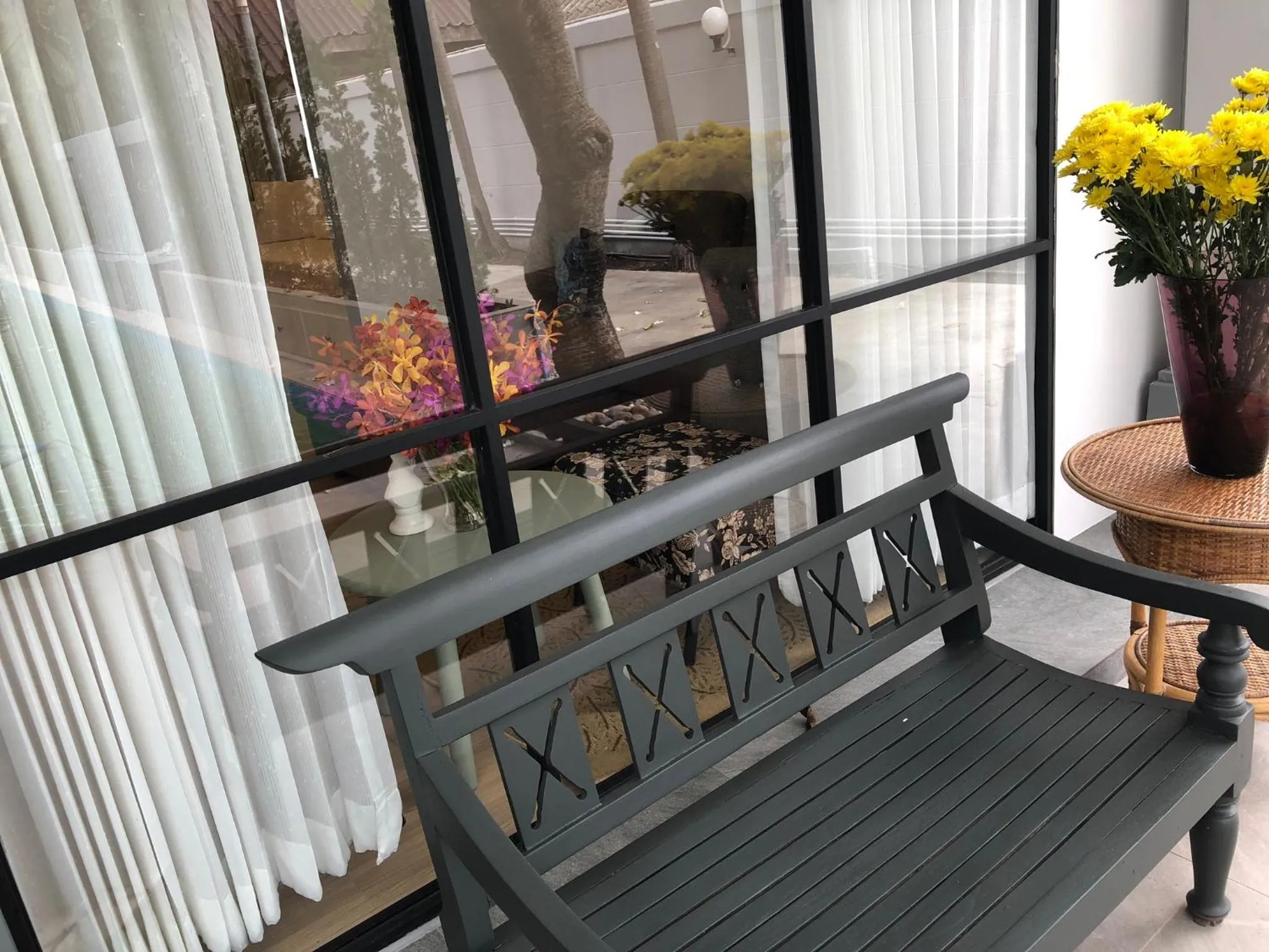 Seating area in La Riva Boutique Hotel