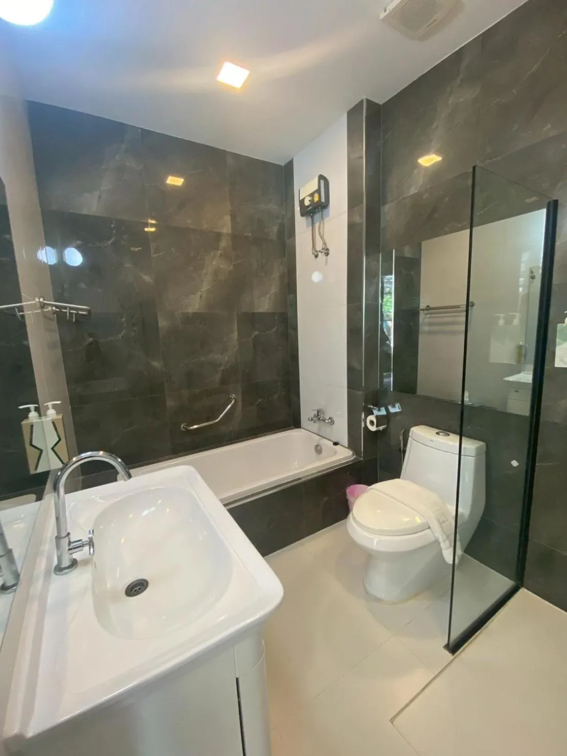 Shower in La Riva Boutique Hotel