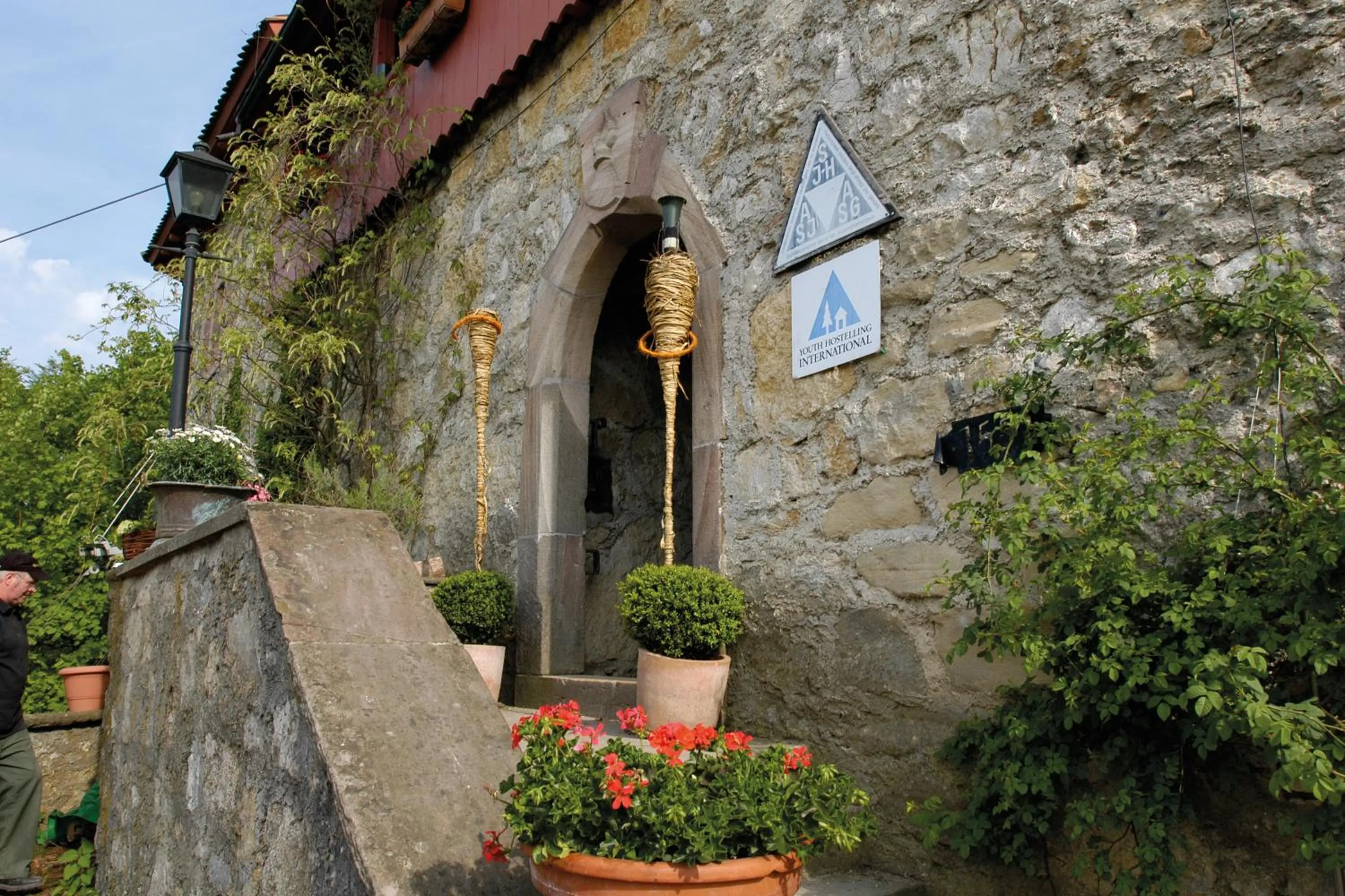 Facade/entrance in Mariastein-Rotberg Youth Hostel