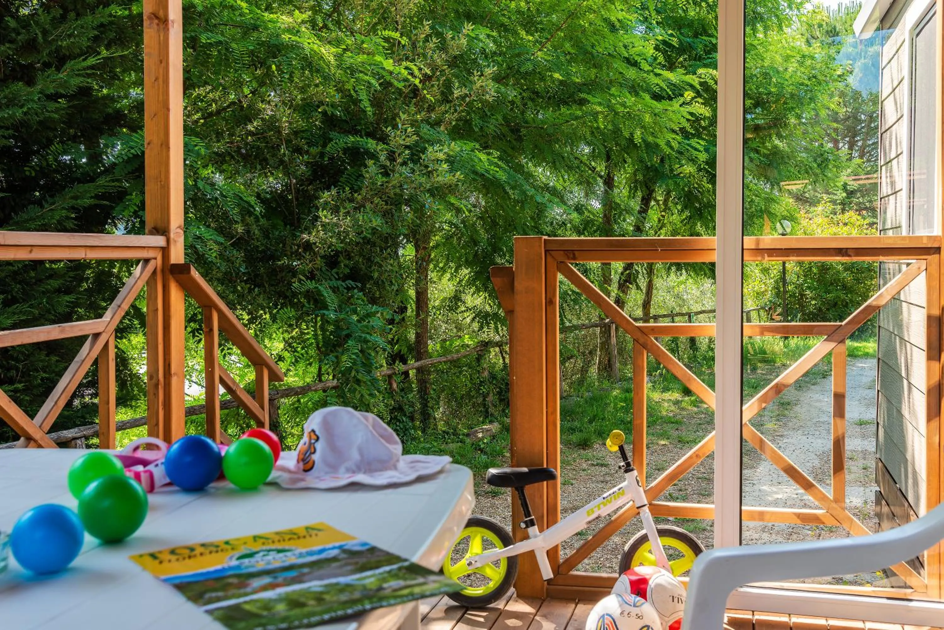 Balcony/Terrace in Camping Village Il Poggetto