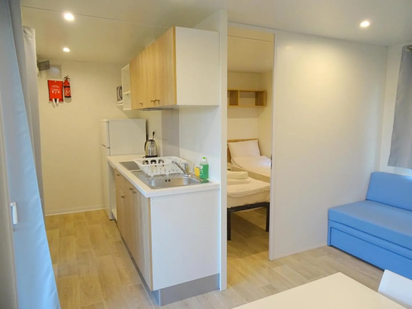 Kitchen or kitchenette in Camping Village Il Poggetto