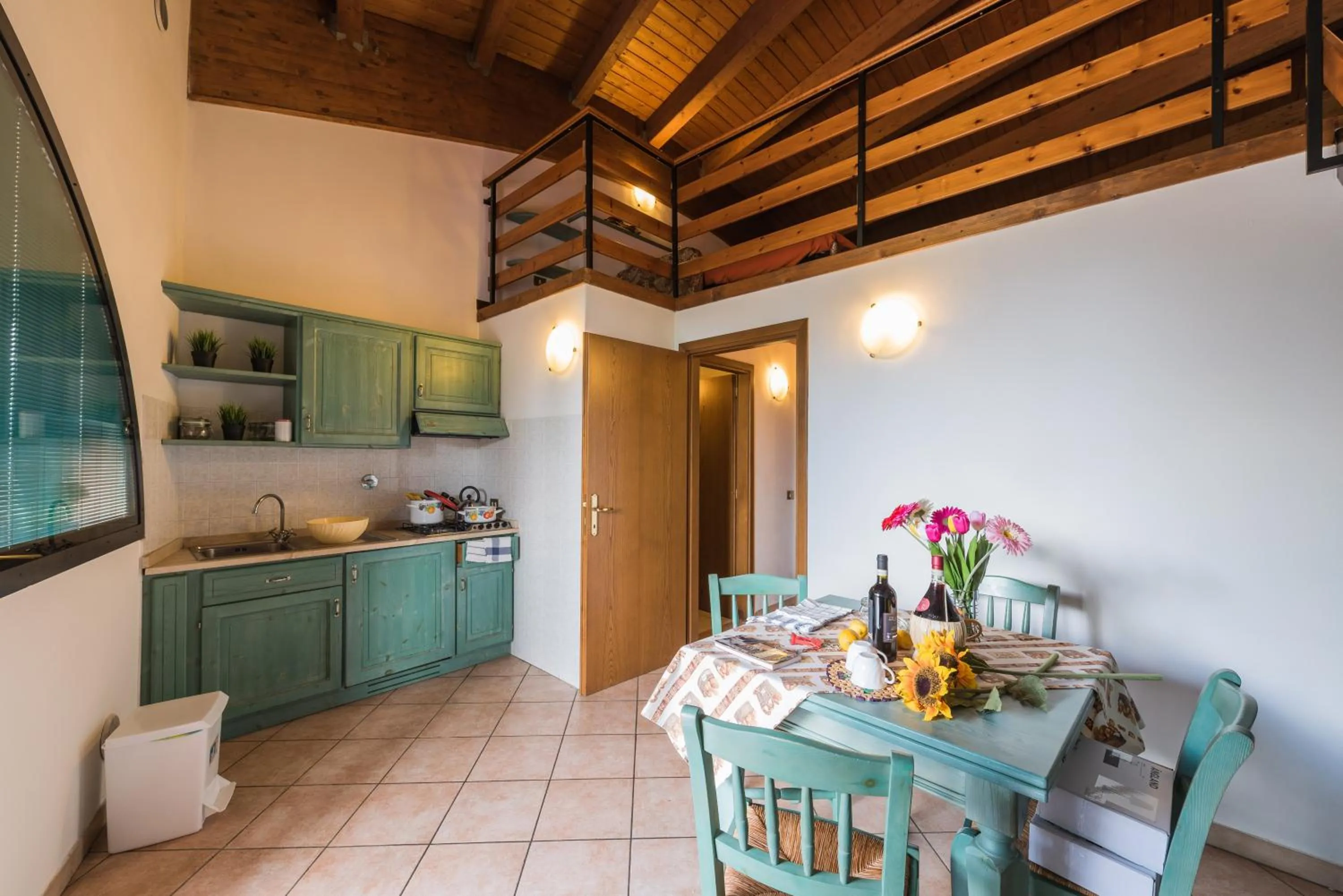 Kitchen or kitchenette in Camping Village Il Poggetto