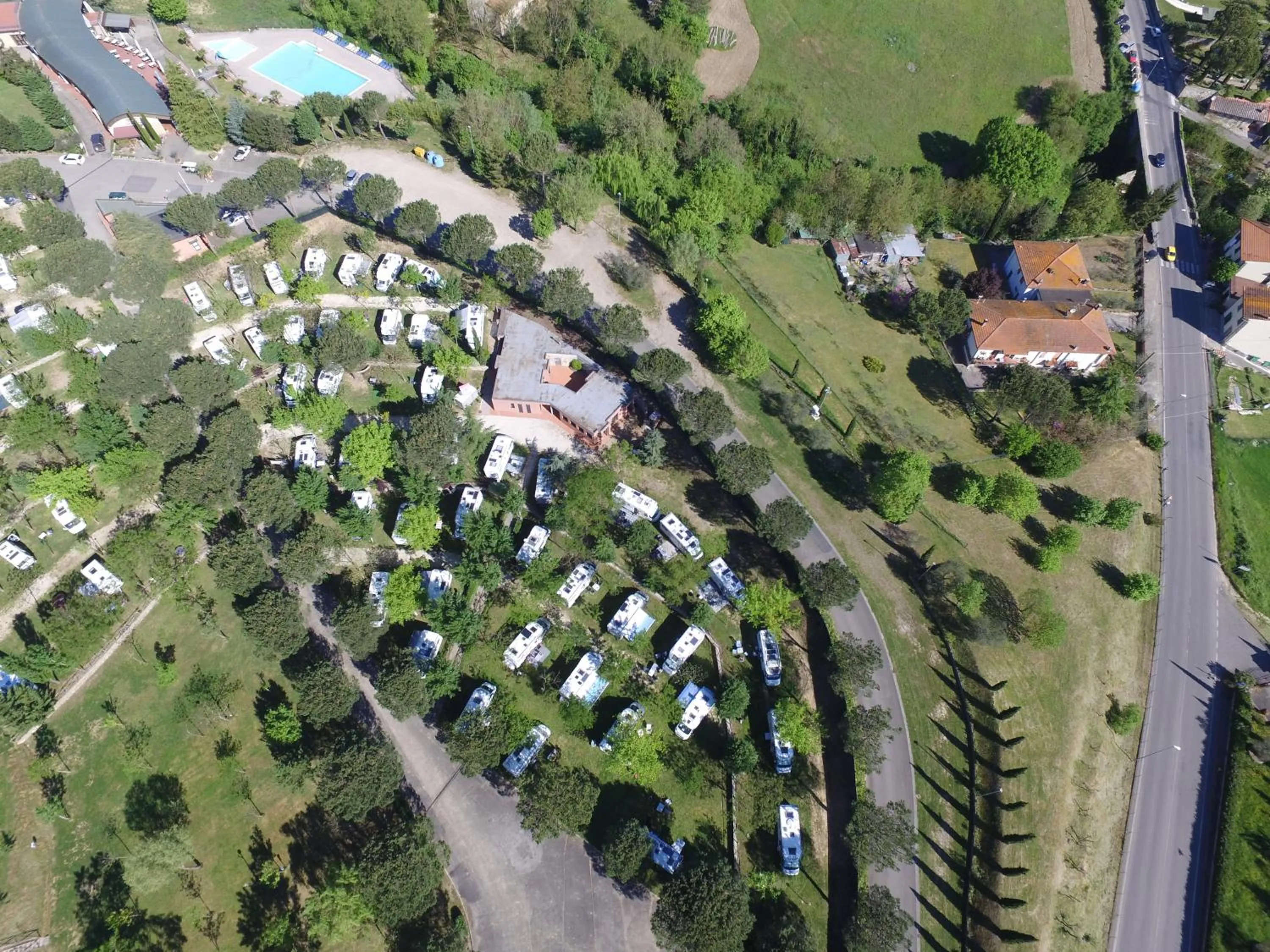 Bird's eye view in Camping Village Il Poggetto