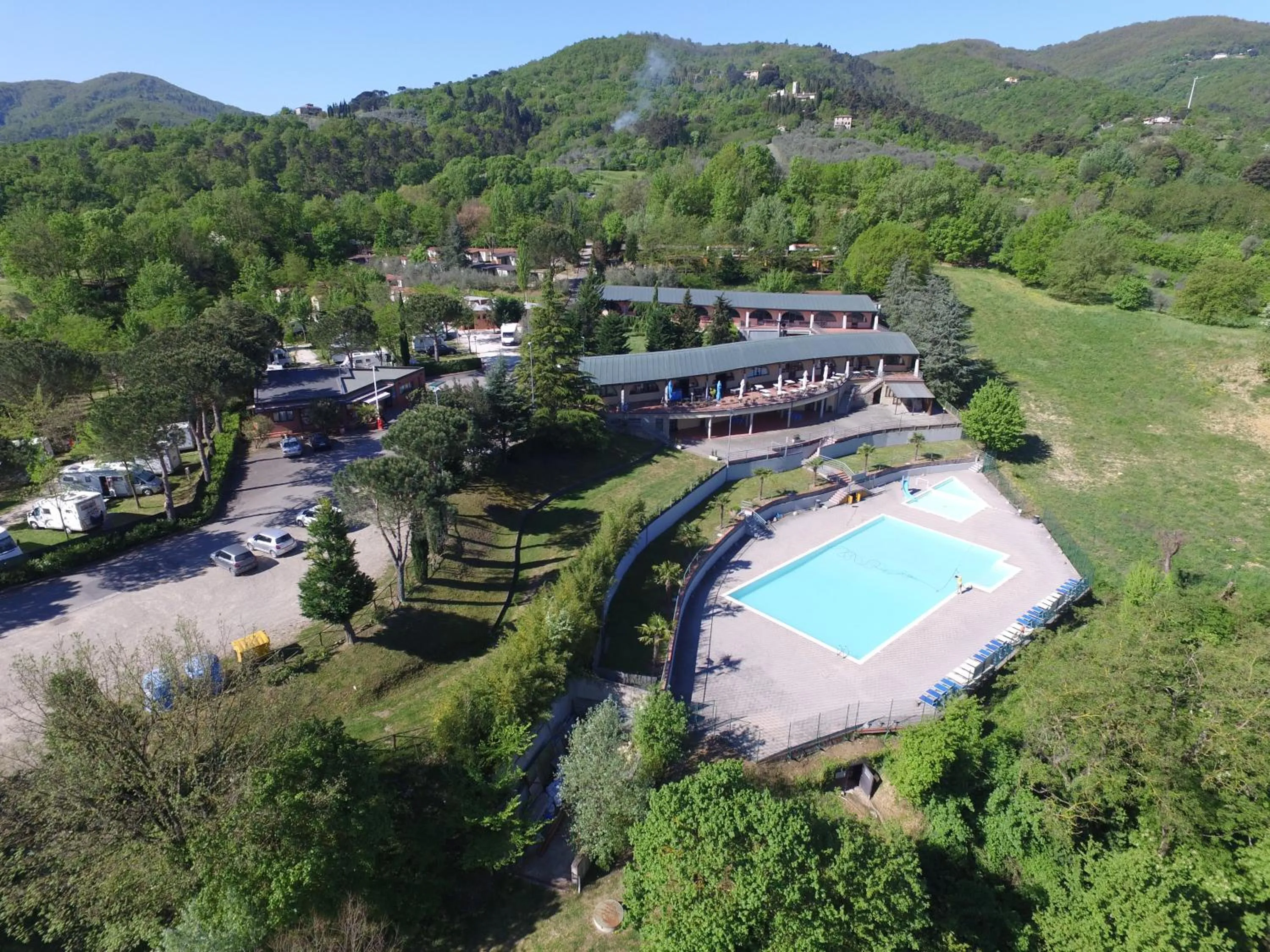 Bird's eye view in Camping Village Il Poggetto