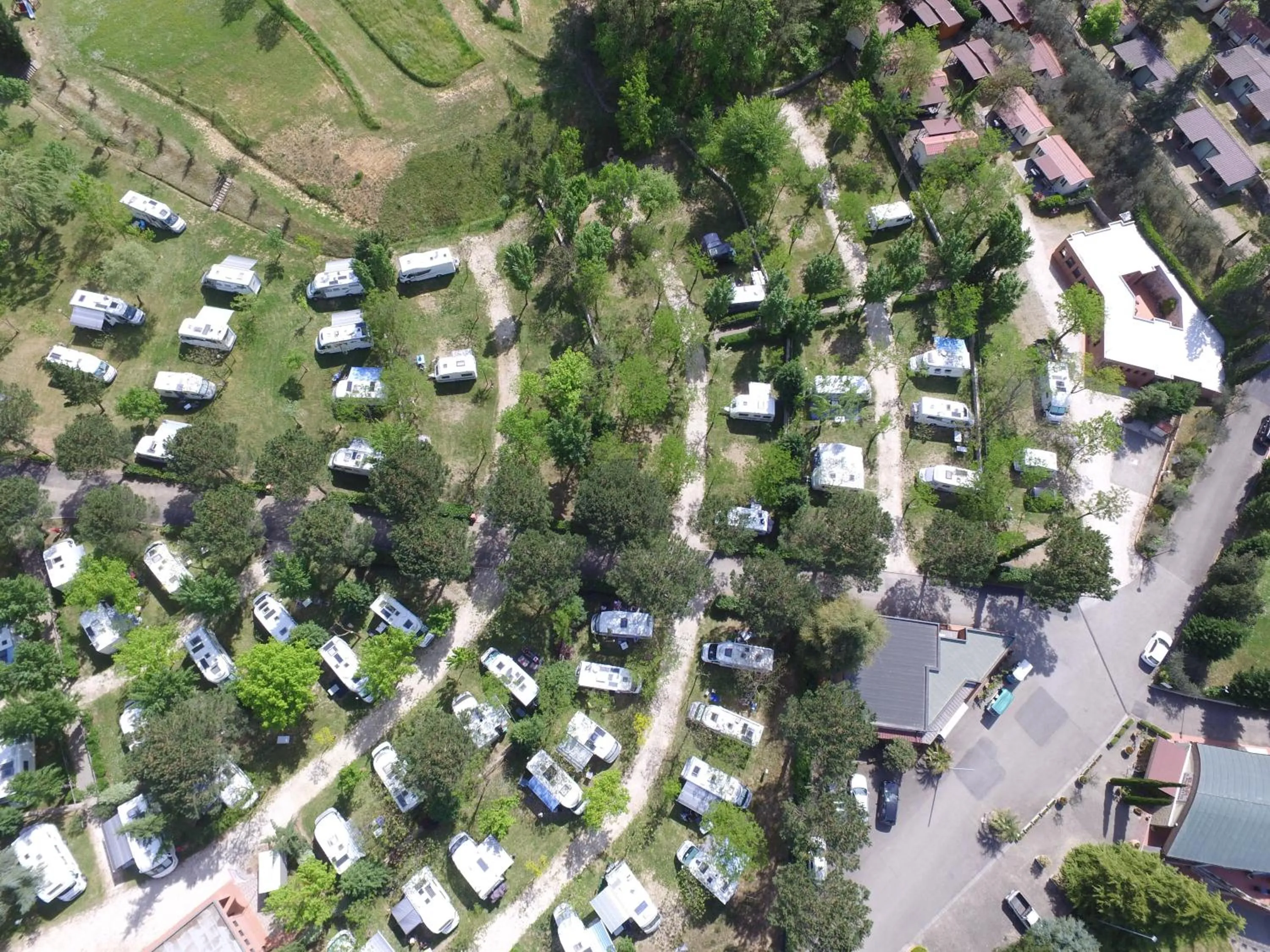 Bird's eye view in Camping Village Il Poggetto