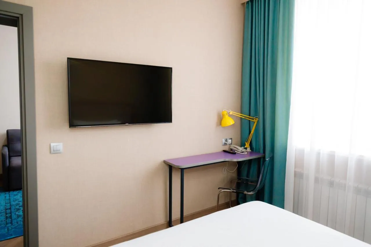 Bed in City Hotel Shymkent