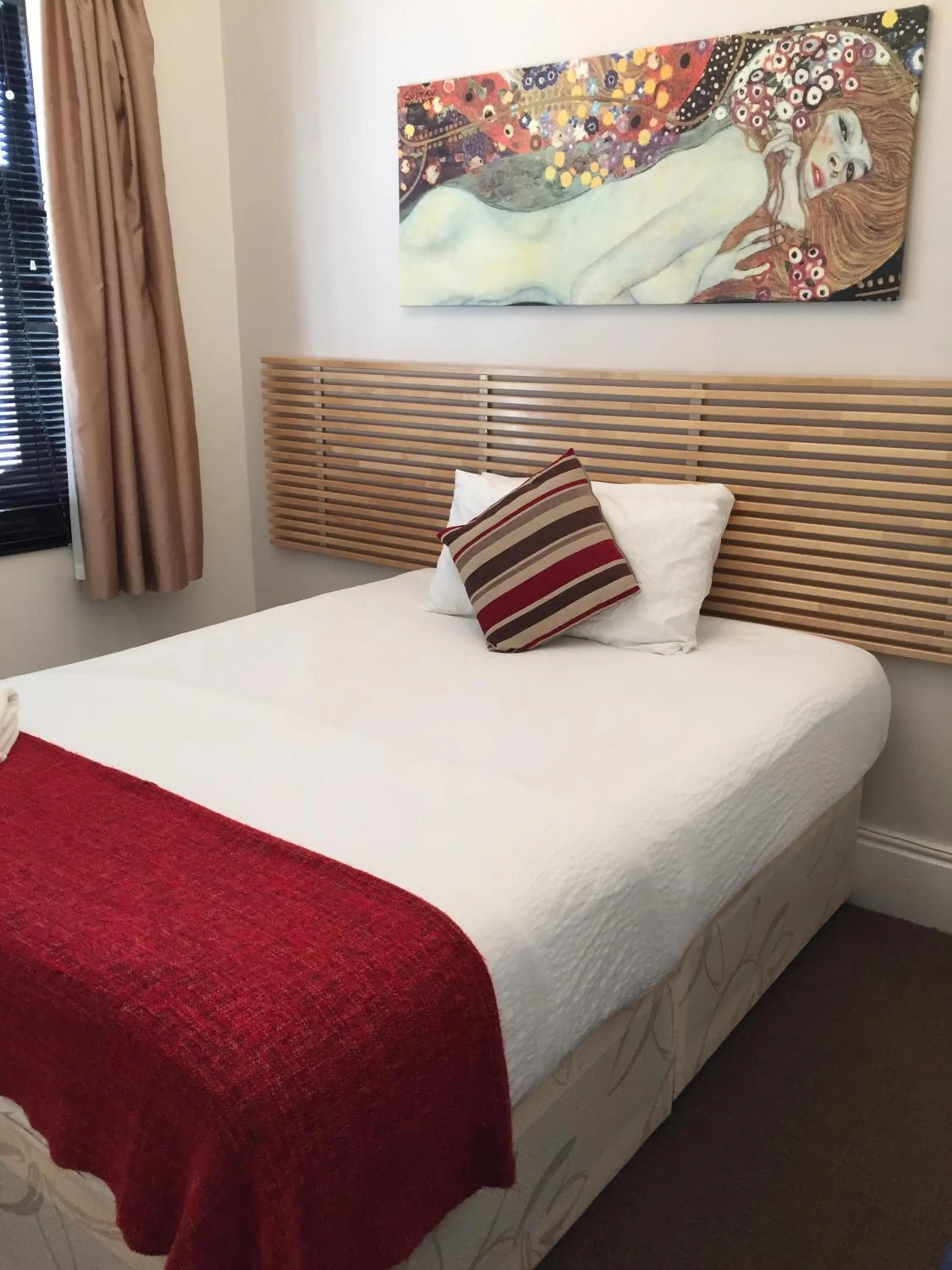 Bed in Dockside Hotel